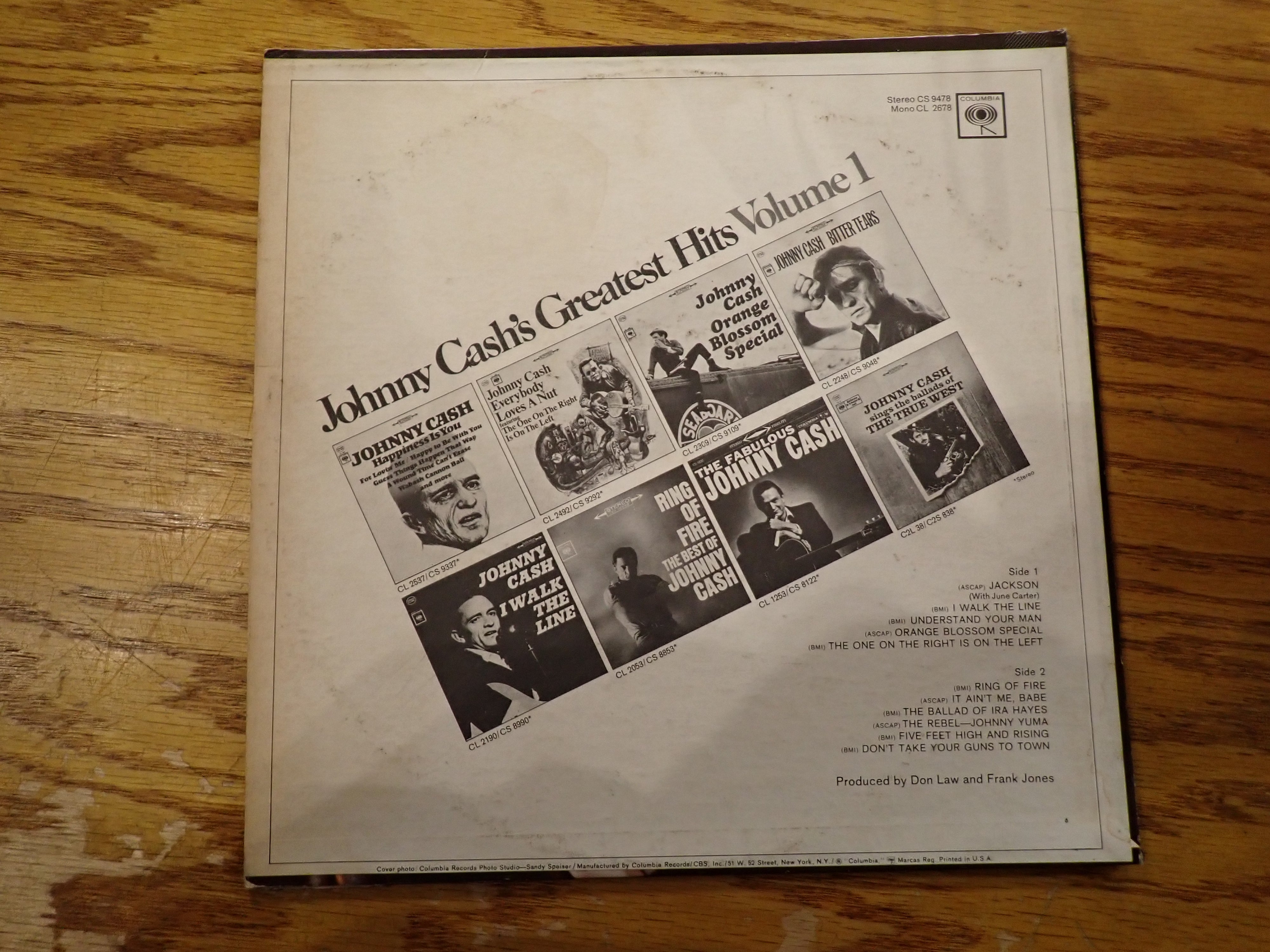 Johnny Cash - Greatest Hits Volume 1