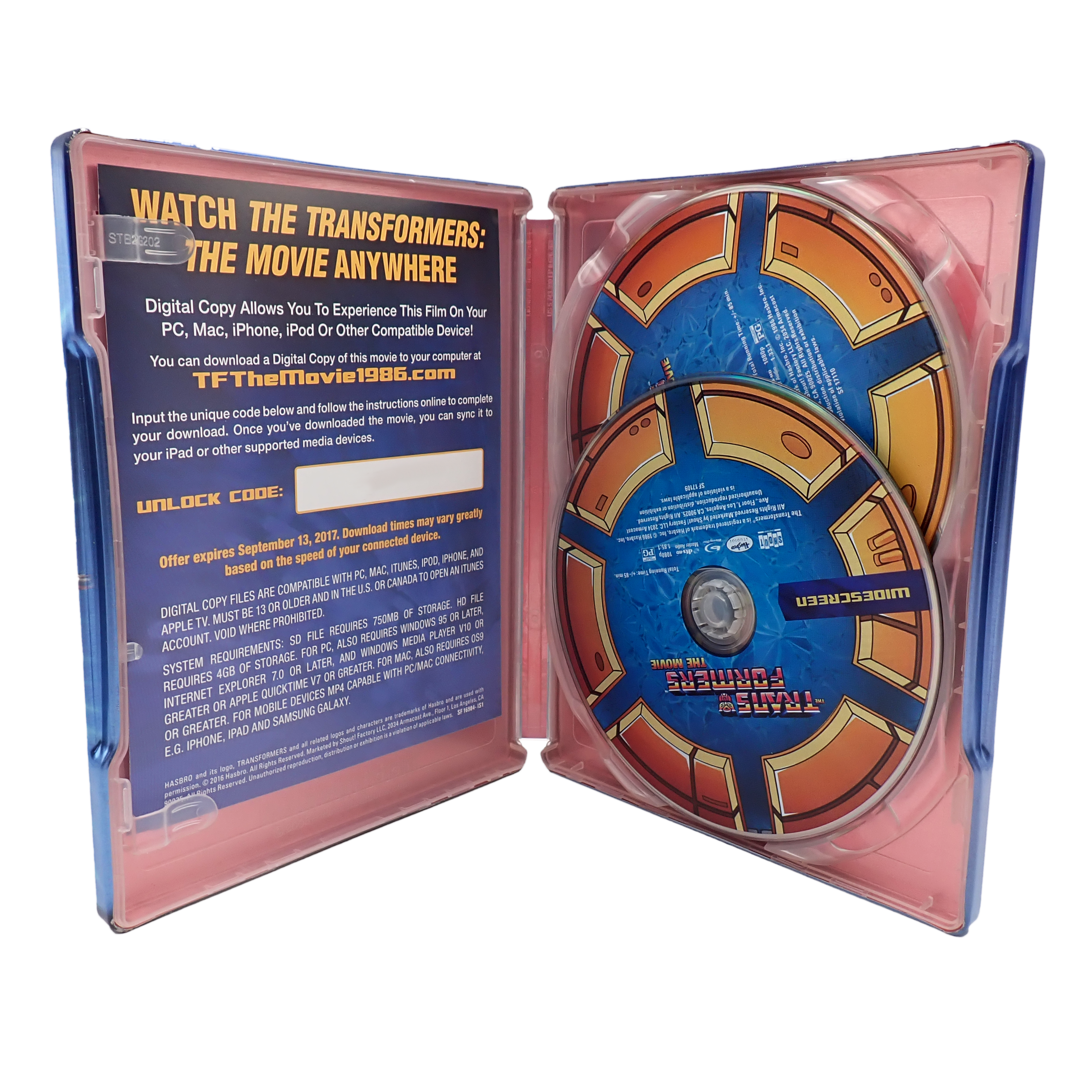 The Transformers: The Movie - Blu-Ray SteelBook