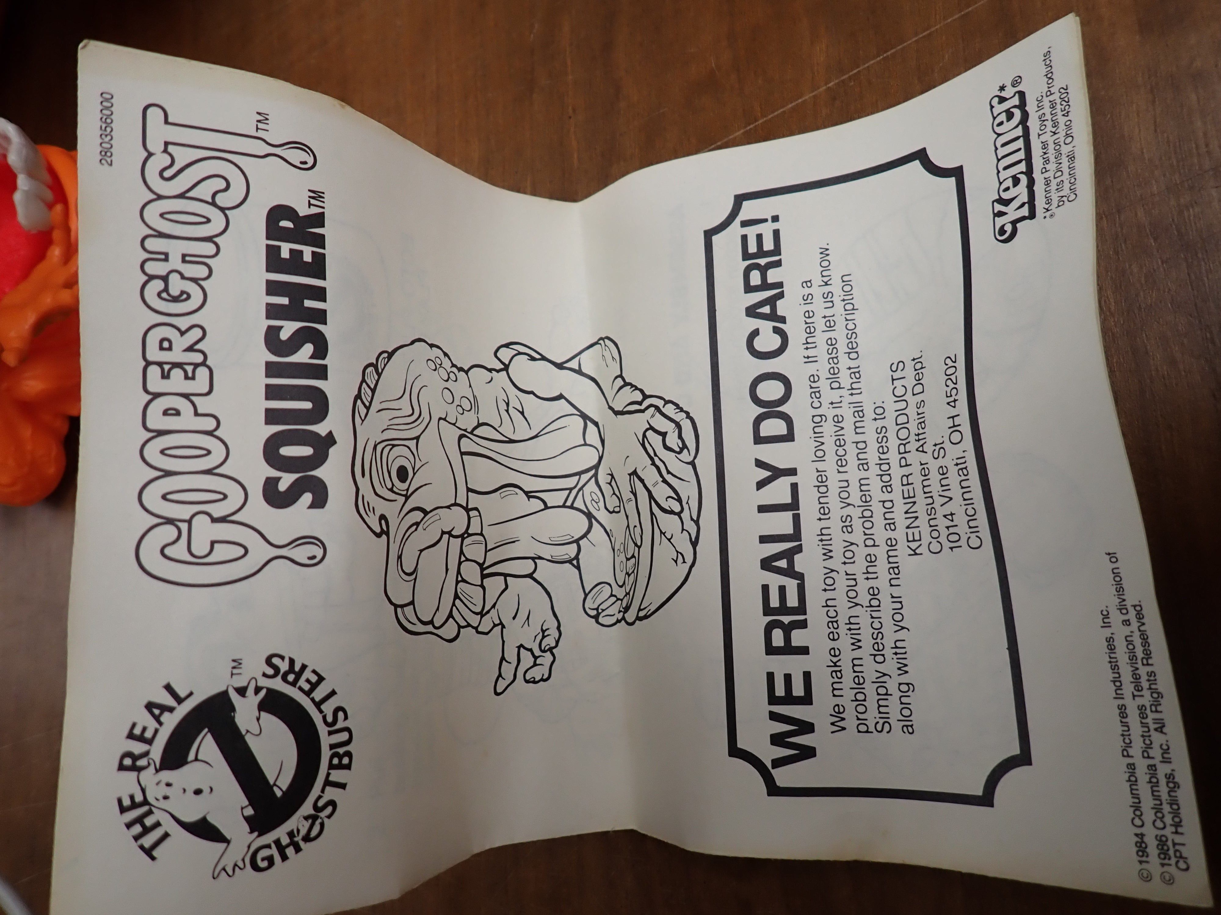 Gooper Ghost Squisher Real Ghostbusters 1987