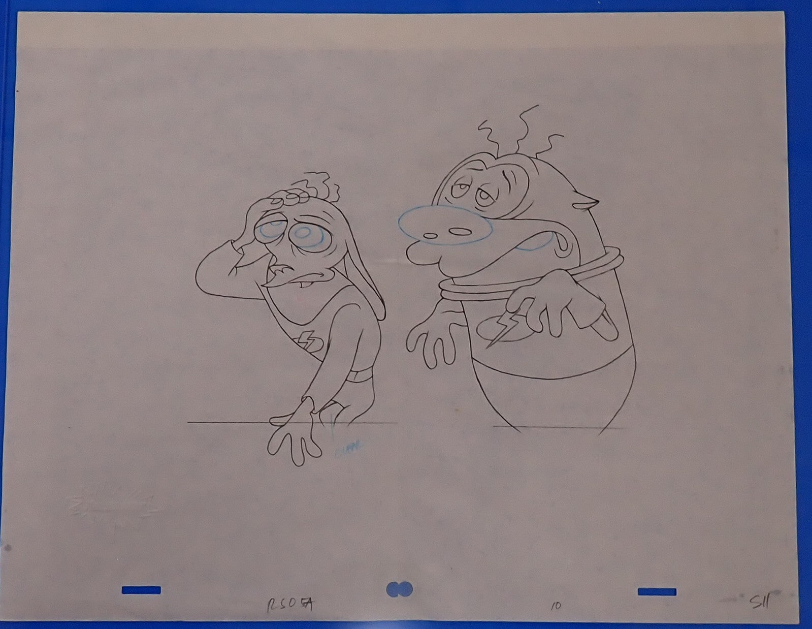 Ren & Stimpy Original Production Drawing
