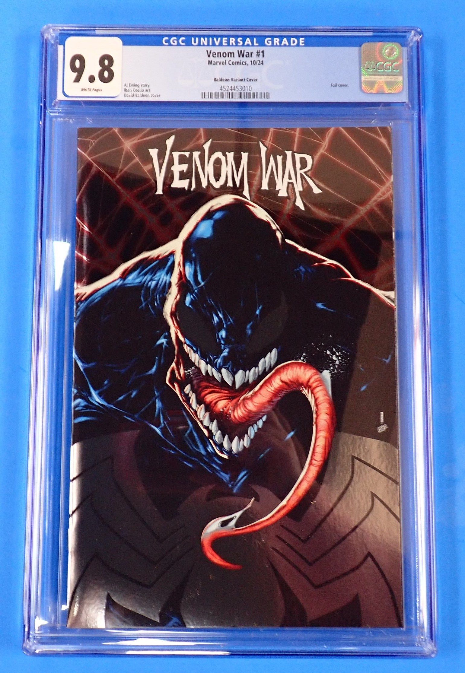 Venom War #1 (2024) Baldeon Variant - CGC 9.8