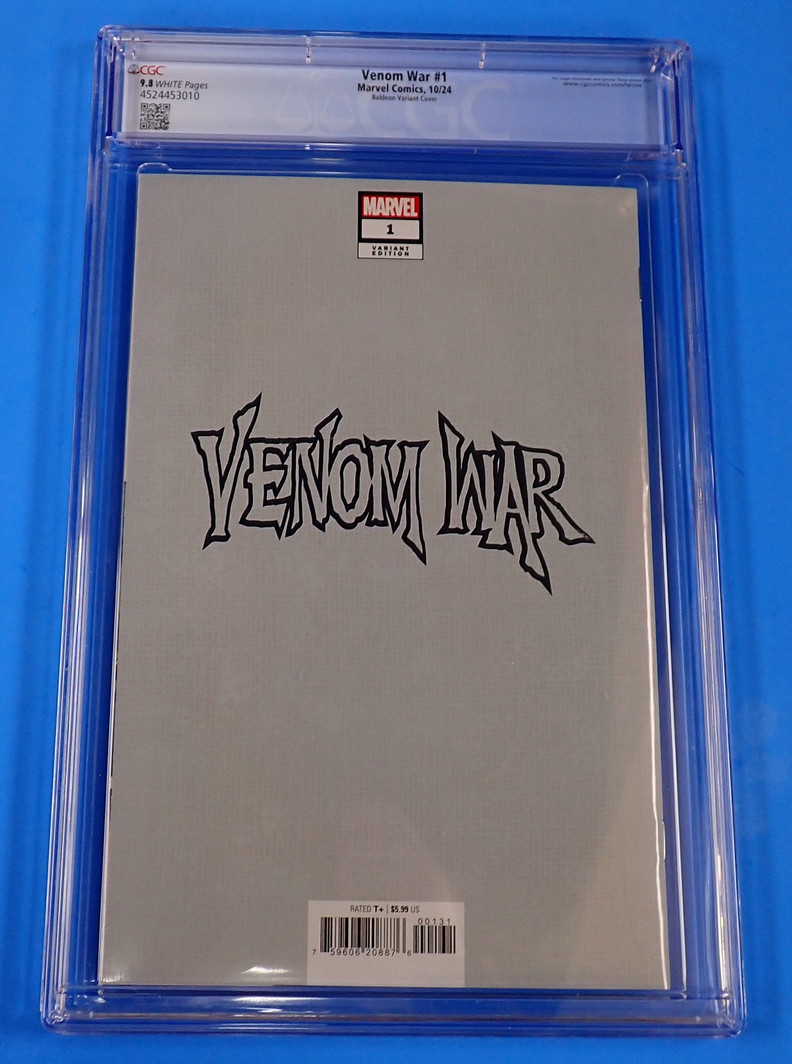Venom War #1 (2024) Baldeon Variant - CGC 9.8