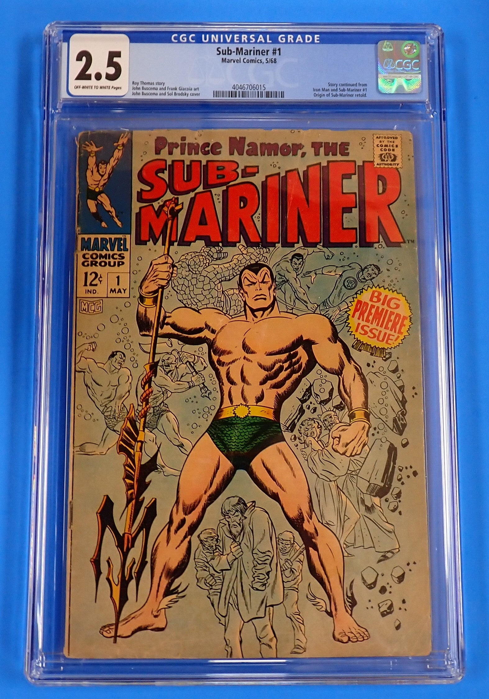 Sub-Mariner #1 (1968) - CGC 2.5