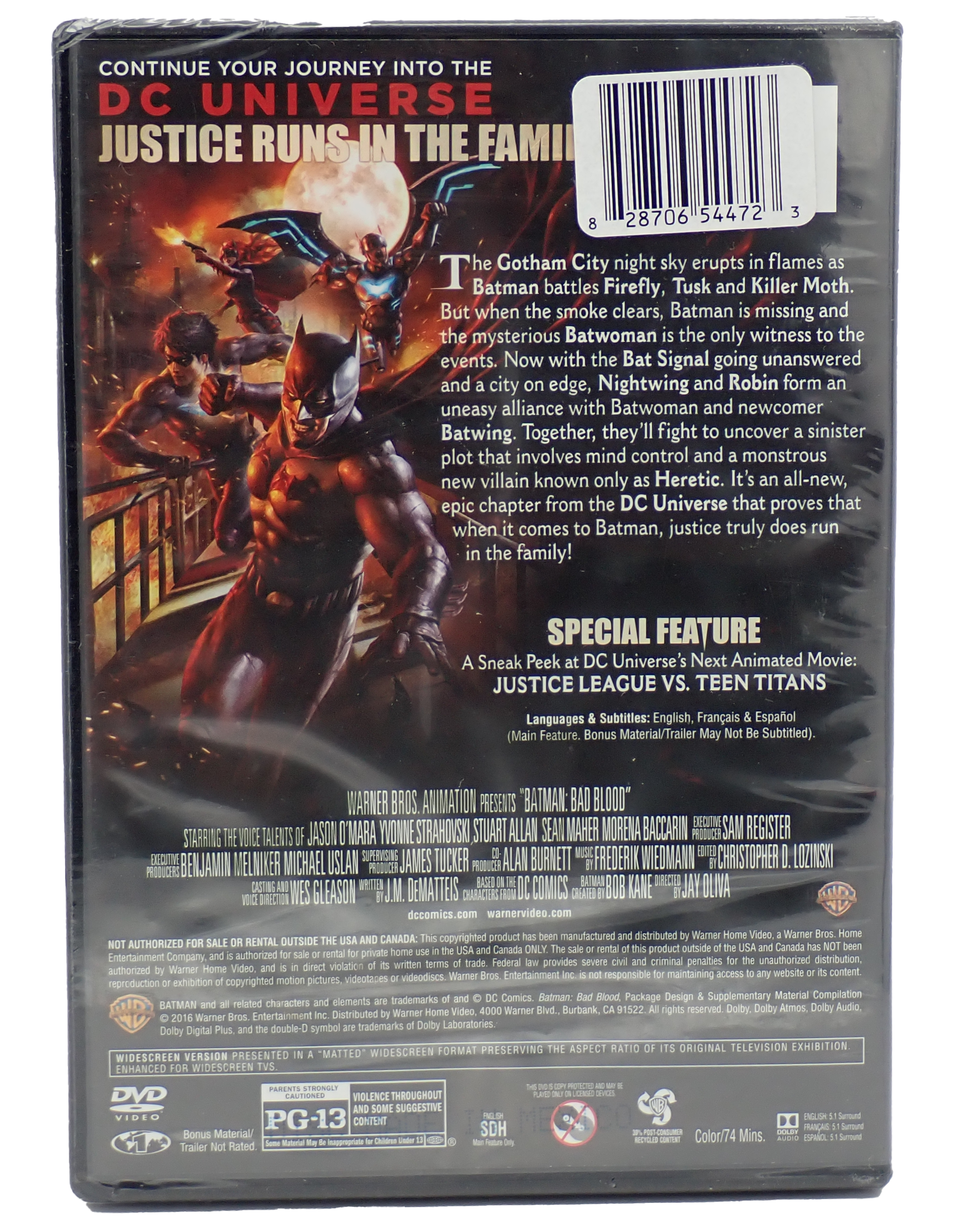 Batman Bad Blood [Sealed] - DVD