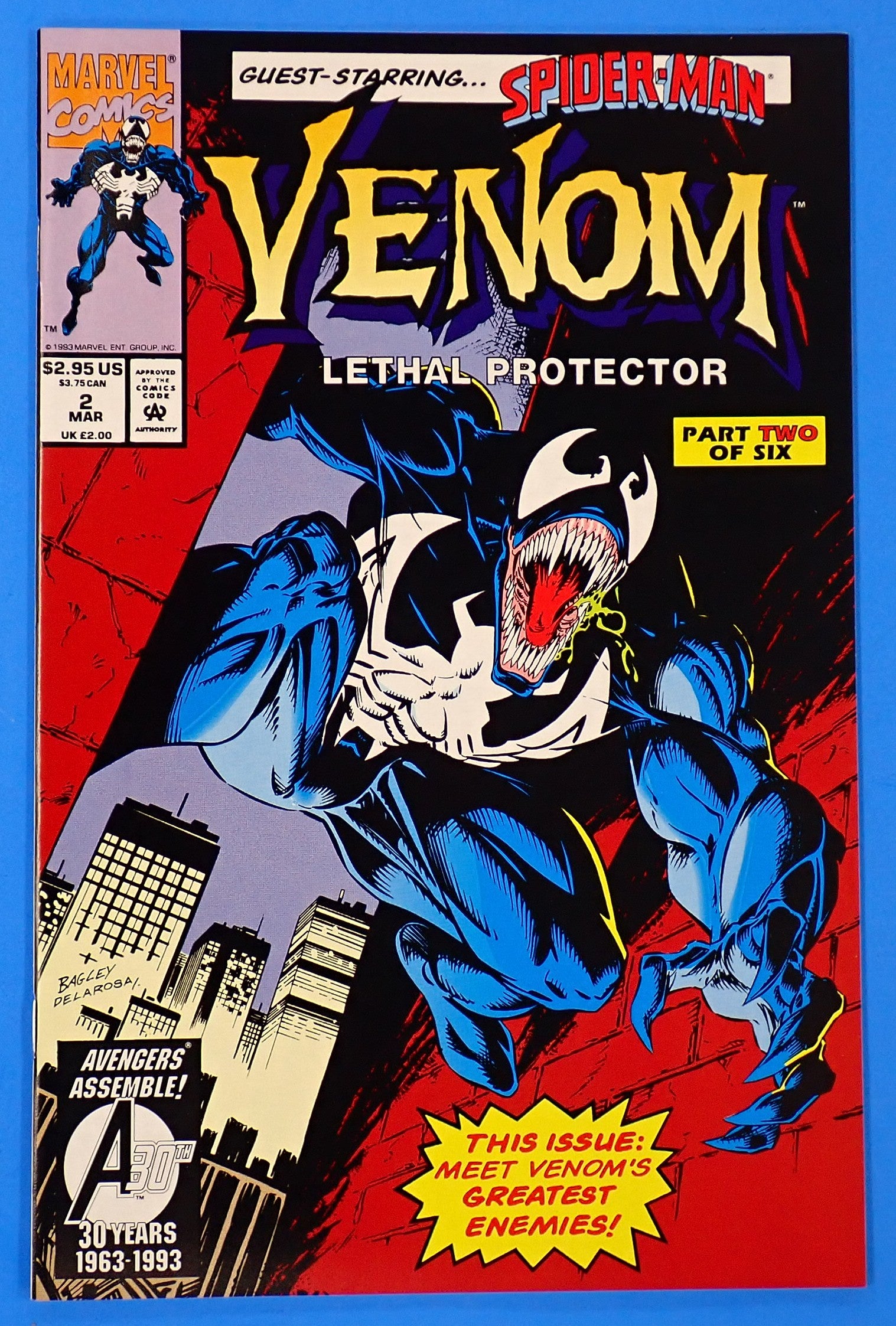 Venom Lethal Protector #1-6 FULL SET (1993) - NM 9.0