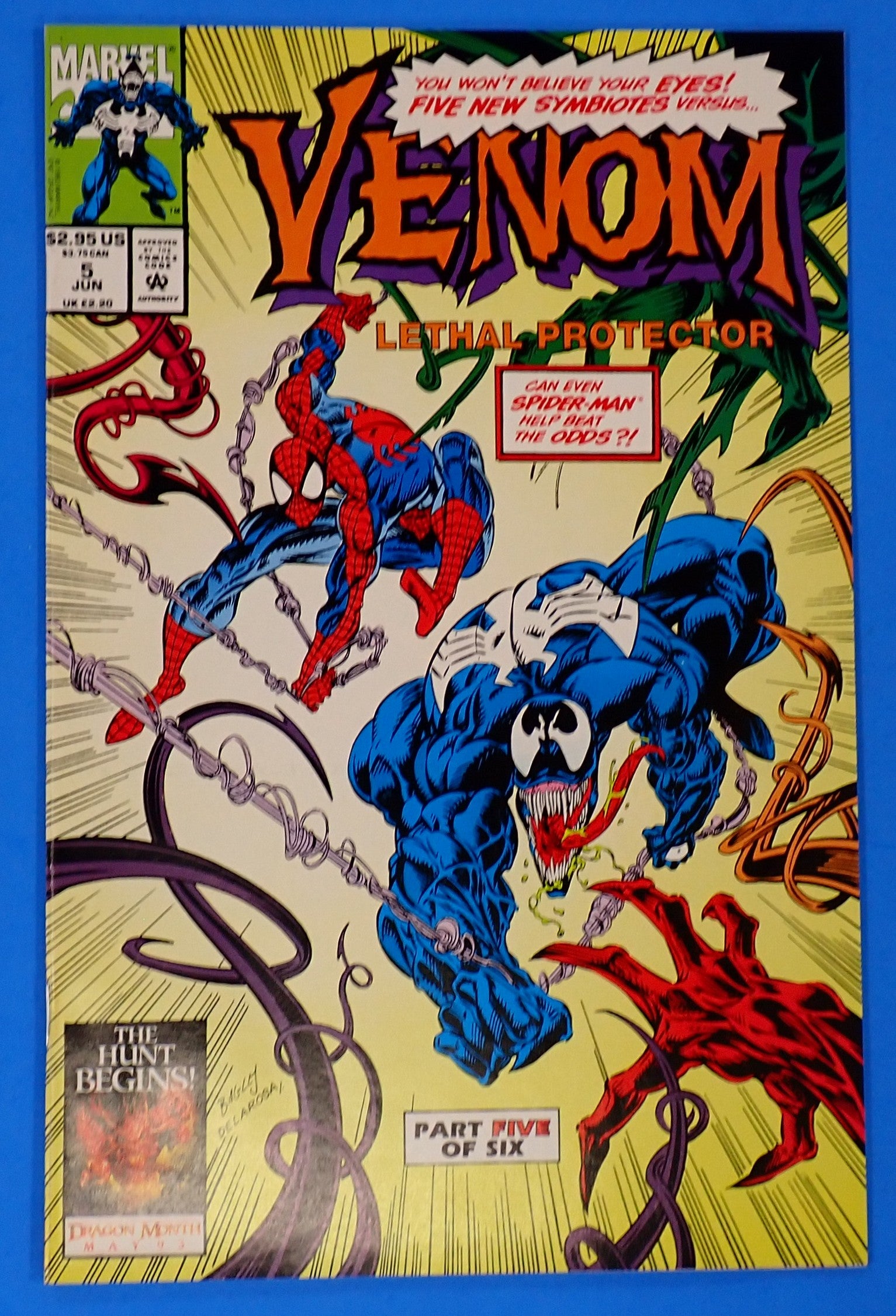 Venom Lethal Protector #1-6 FULL SET (1993) - NM 9.0