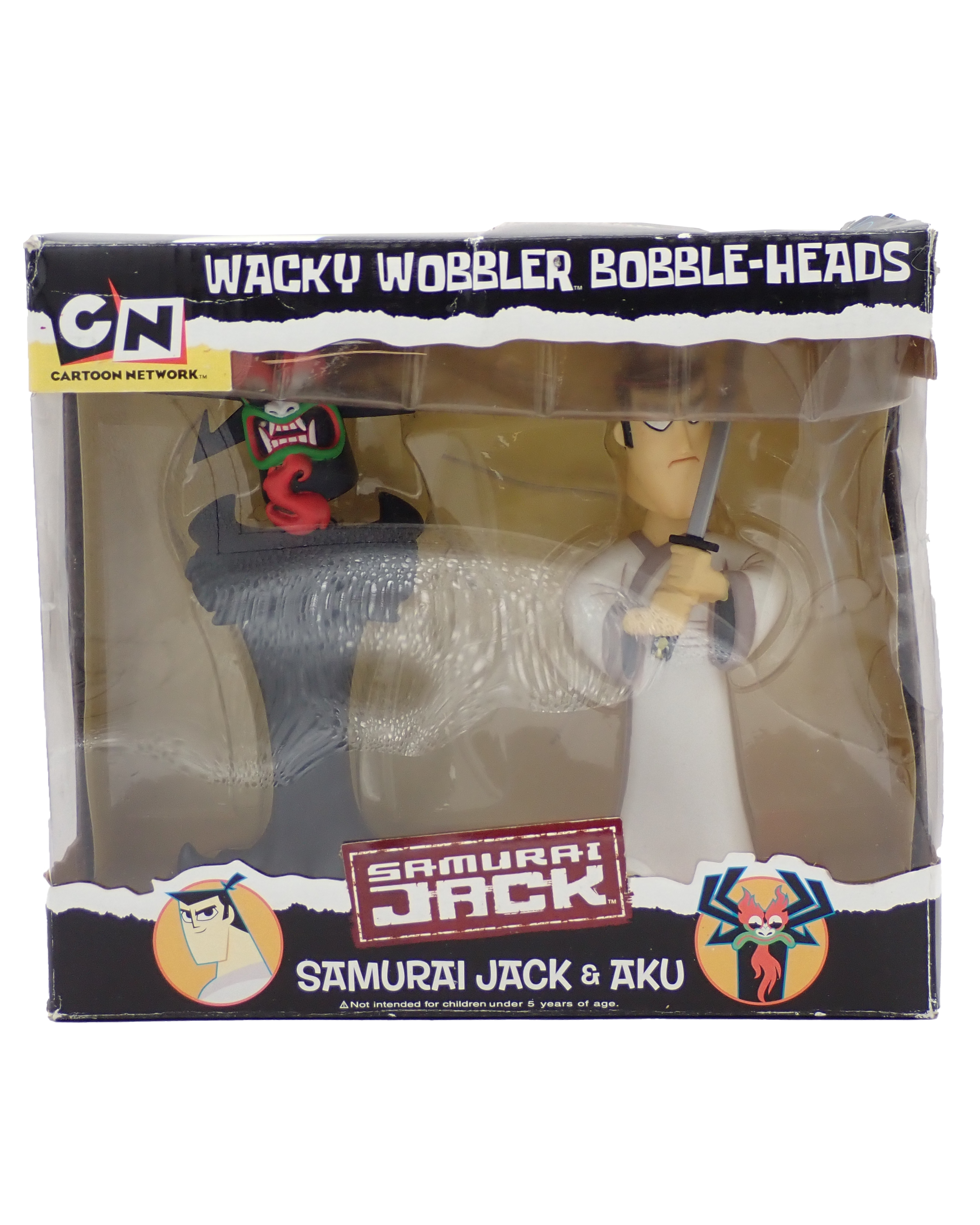 Samurai Jack & Aku - Wacky Wobbler Bobble-Heads