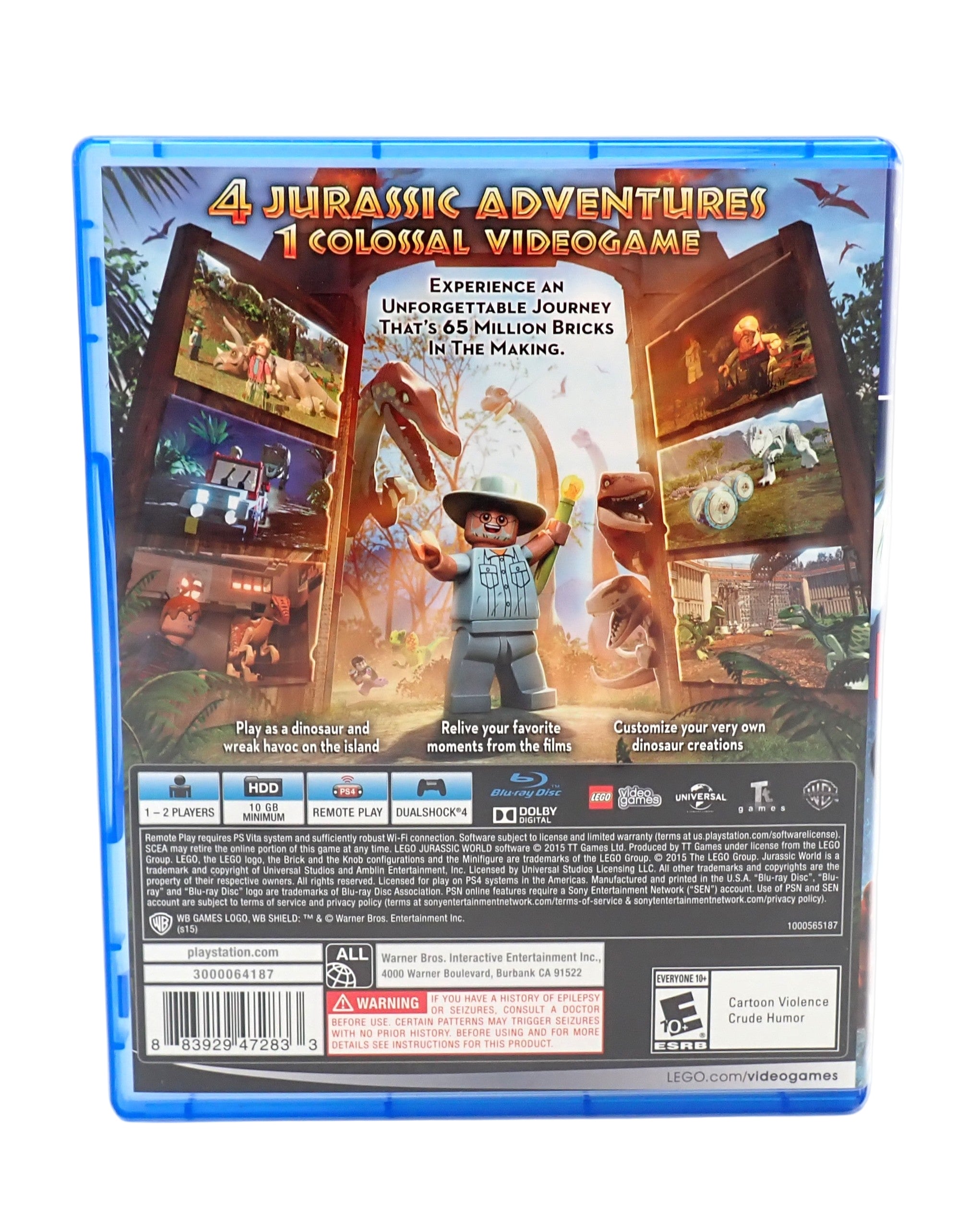 Lego Jurassic World - PS4