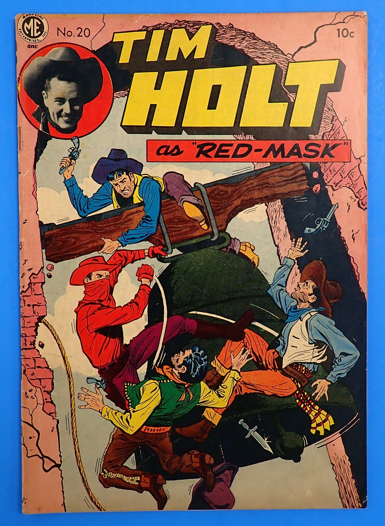 Tim Holt #20 (1950) - VG (4.0) - 1st App. Red Mask