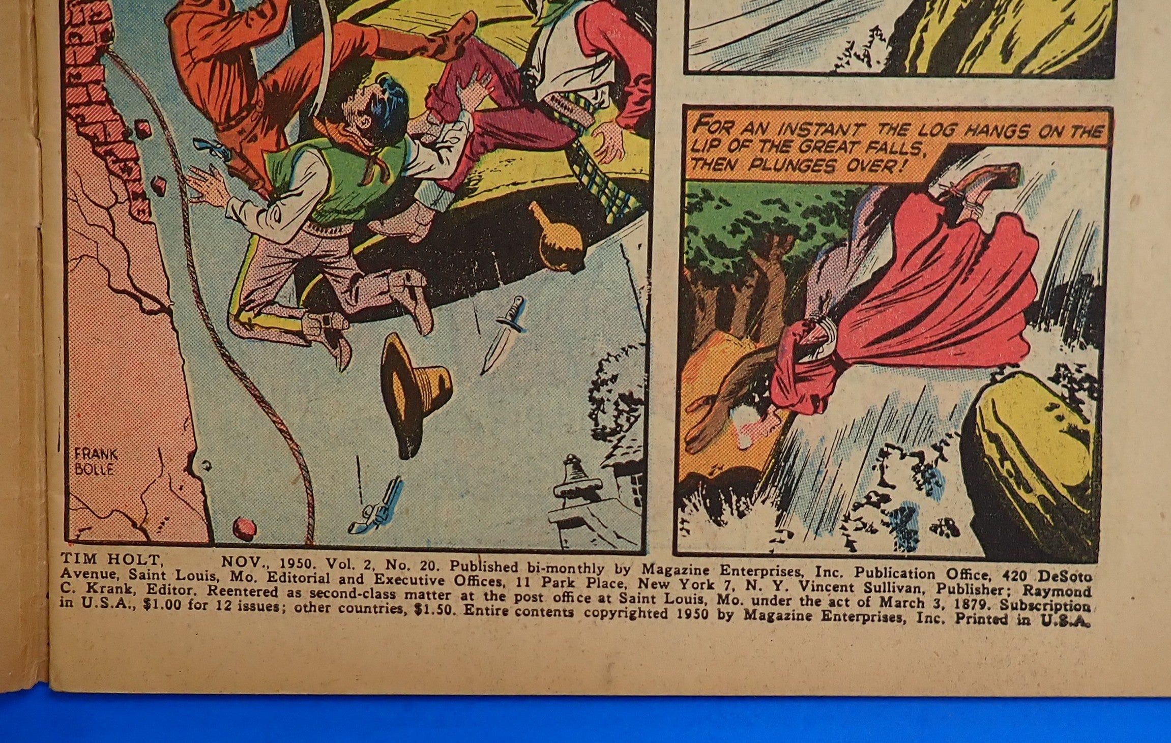 Tim Holt #20 (1950) - VG (4.0) - 1st App. Red Mask