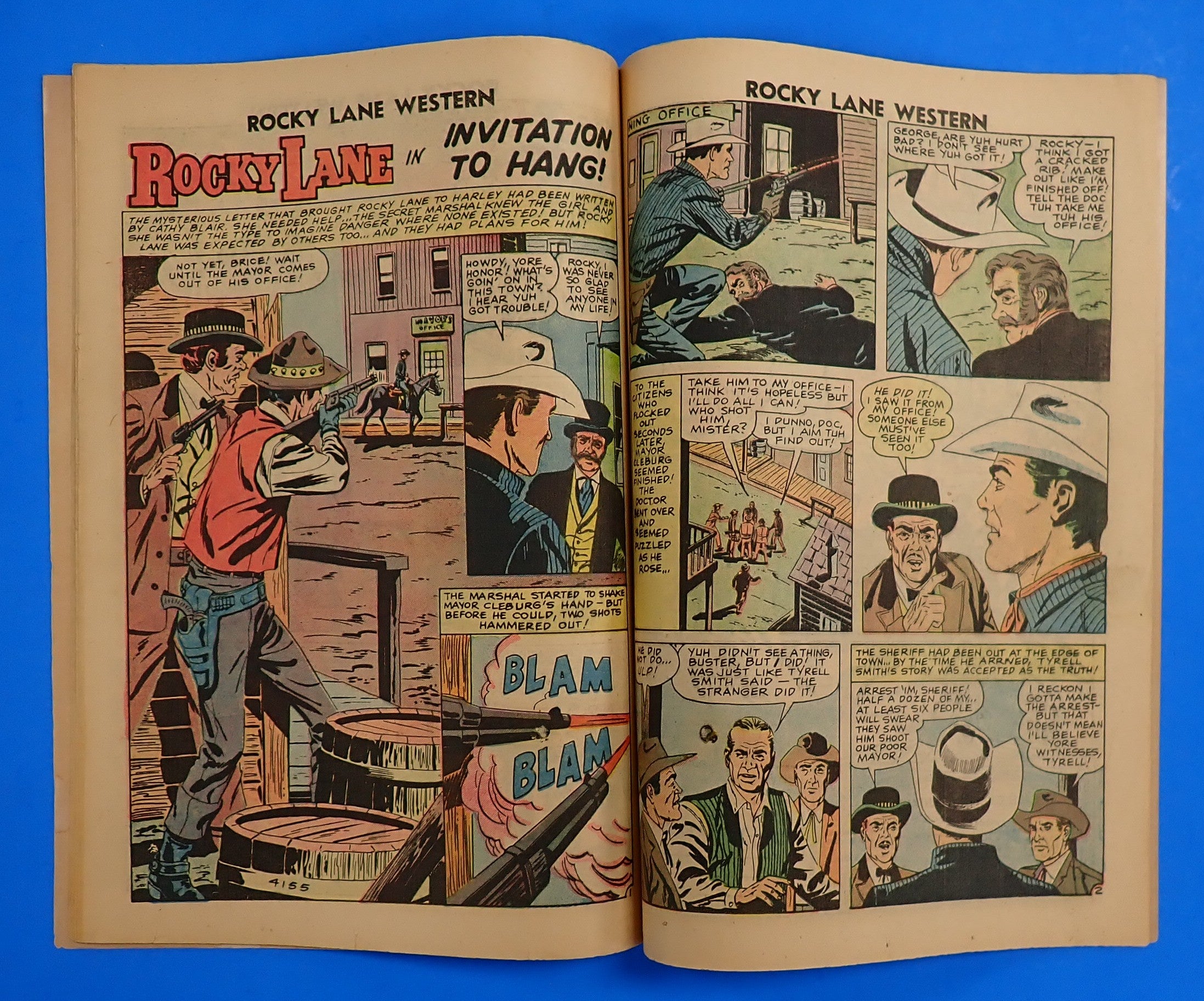 Rocky Lane Western #83 (1958) - VG (4.0) - Golden Age Western