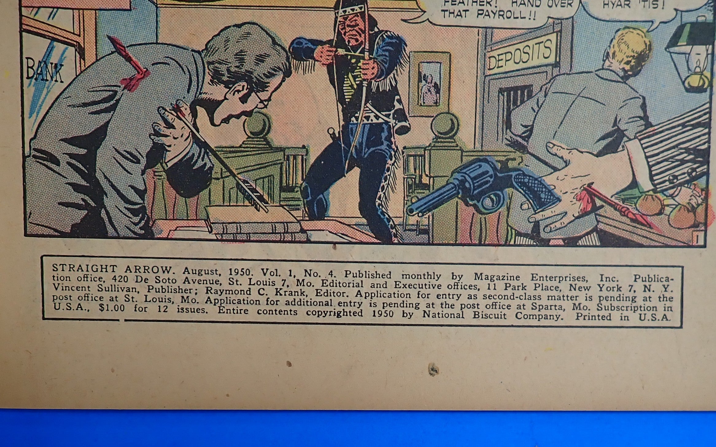 Straight Arrow #4 (1950) - FN (6.0) - Golden Age Western