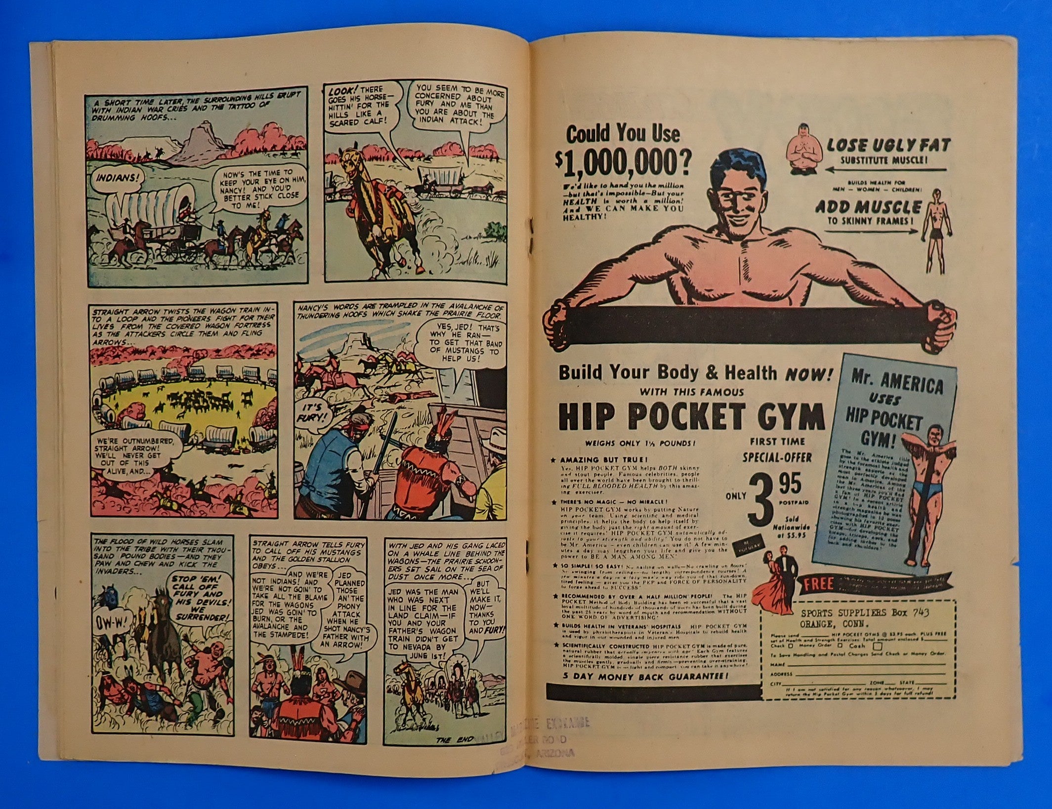 Straight Arrow's Fury #1 (1954) - VG (4.0) - Golden Age Western