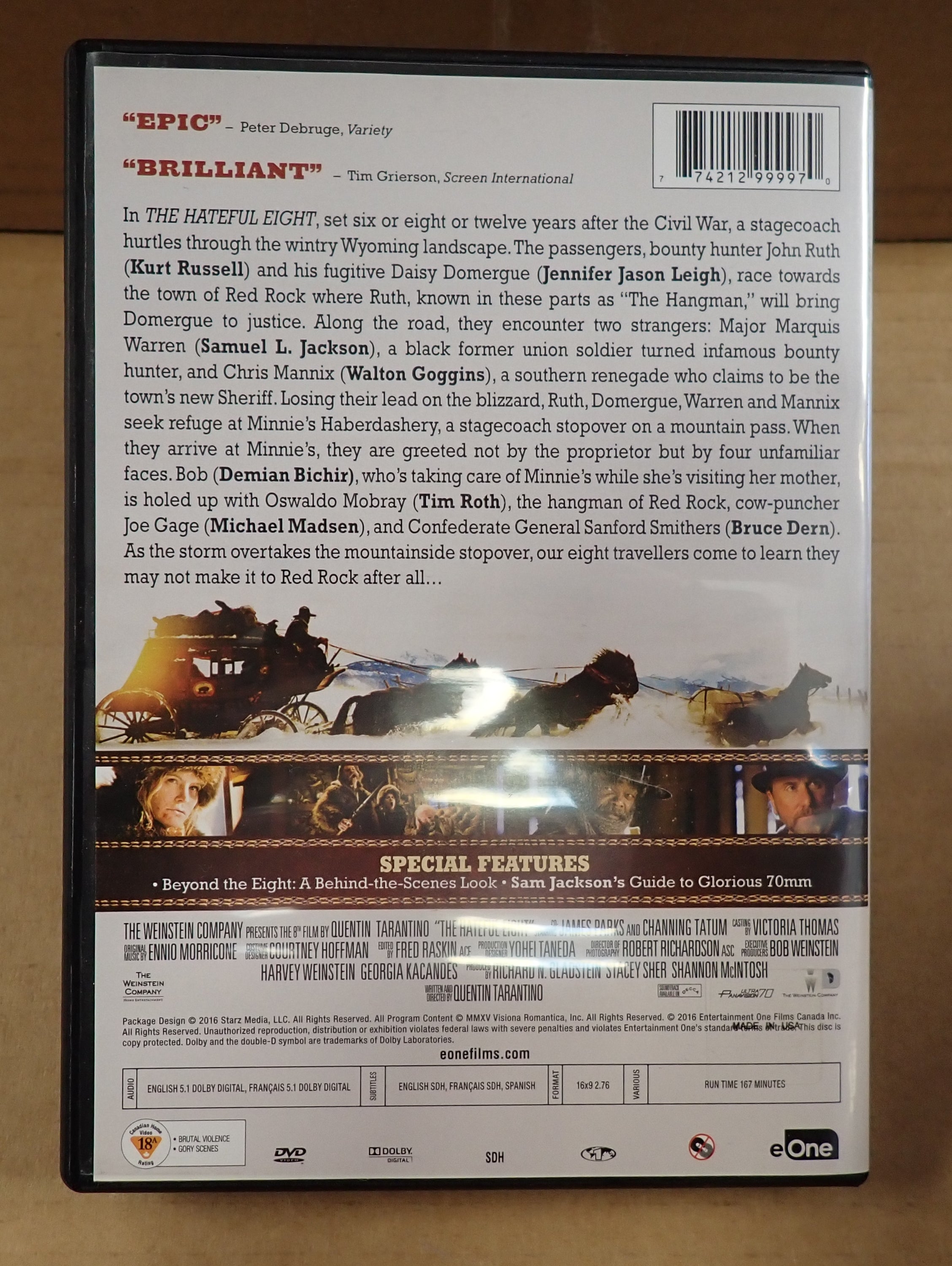 The Hateful Eight - DVD