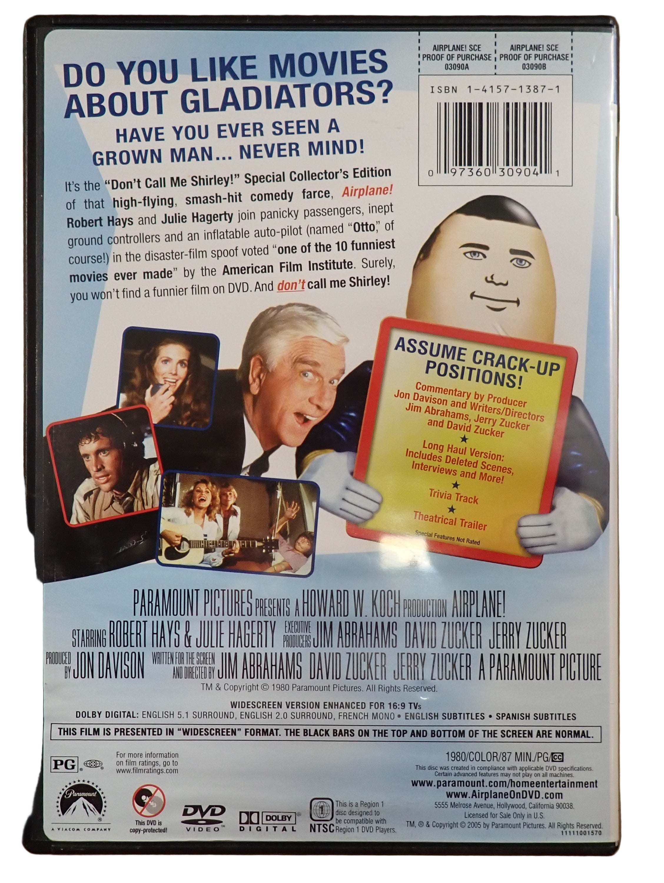 Airplane - "Don't Call me Shirley!" Edition DVD