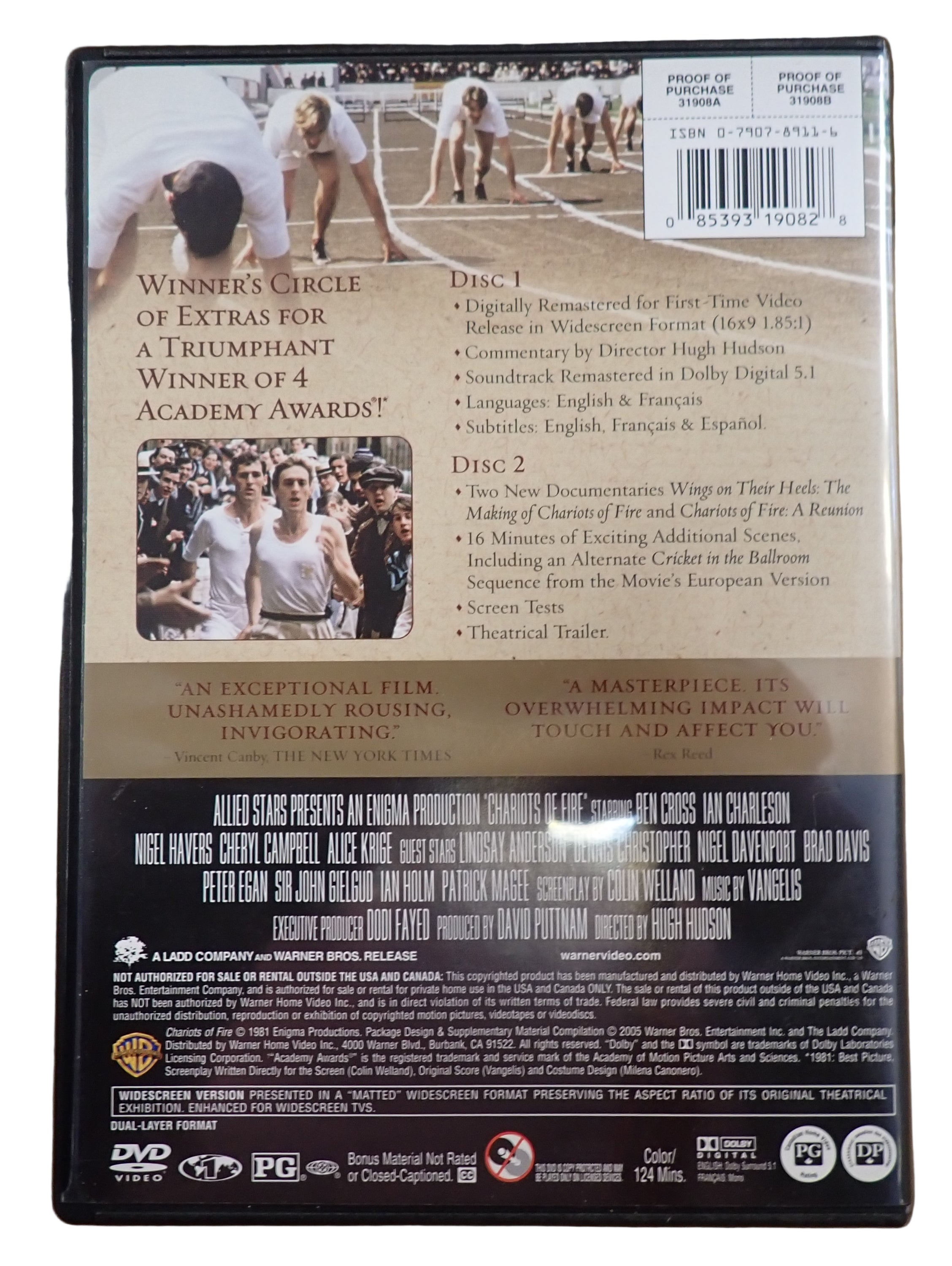 Chariots of Fire - Two-Discs Special Edition DVD