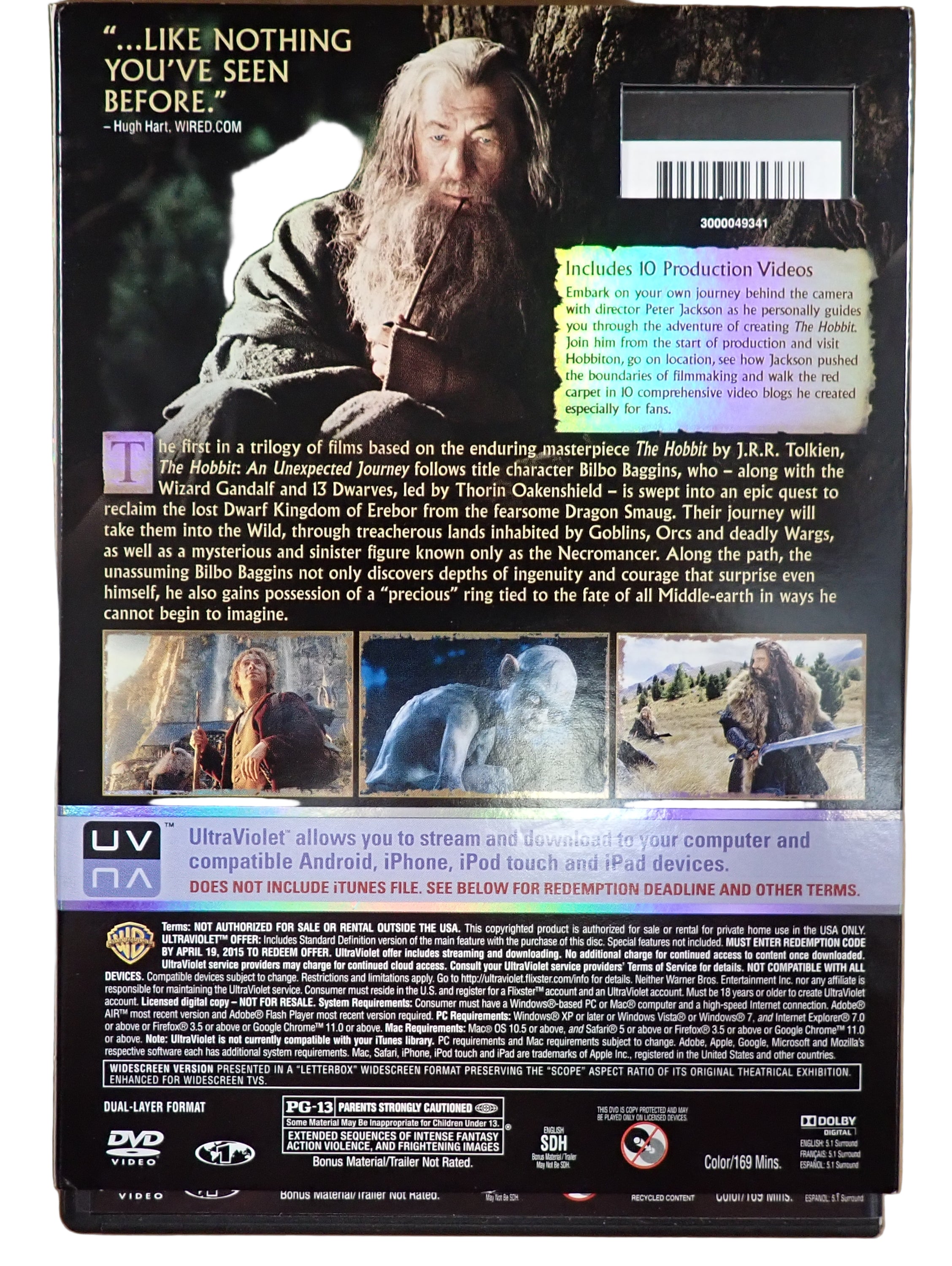 The Hobbit: An Unexpected Journey [Two-Disc Special Edition] (DVD)