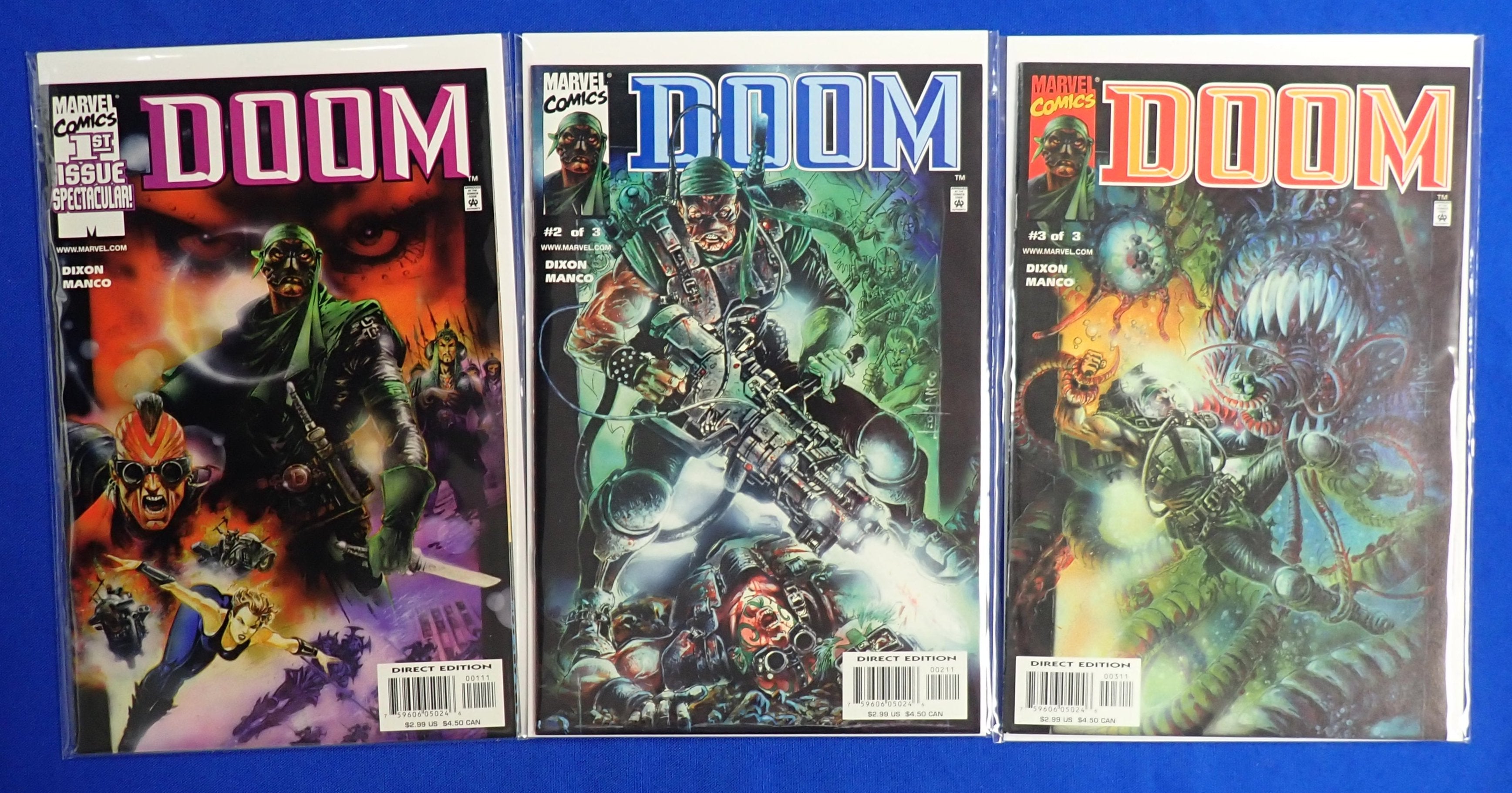 Doom #1-3 VF/NM