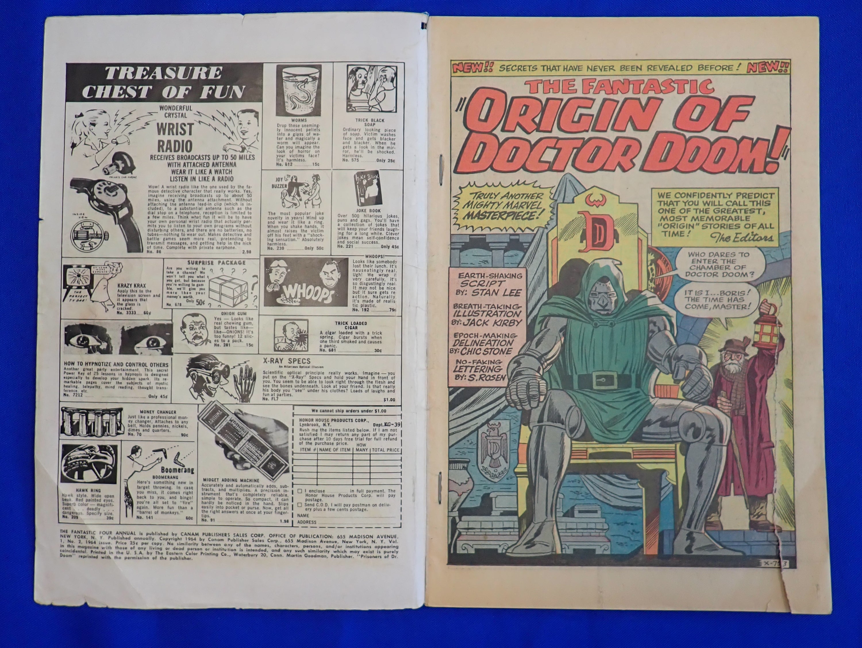 Fantastic Four Annual #2 (1964) - GD/VG (3.0) - Doctor Doom Origin
