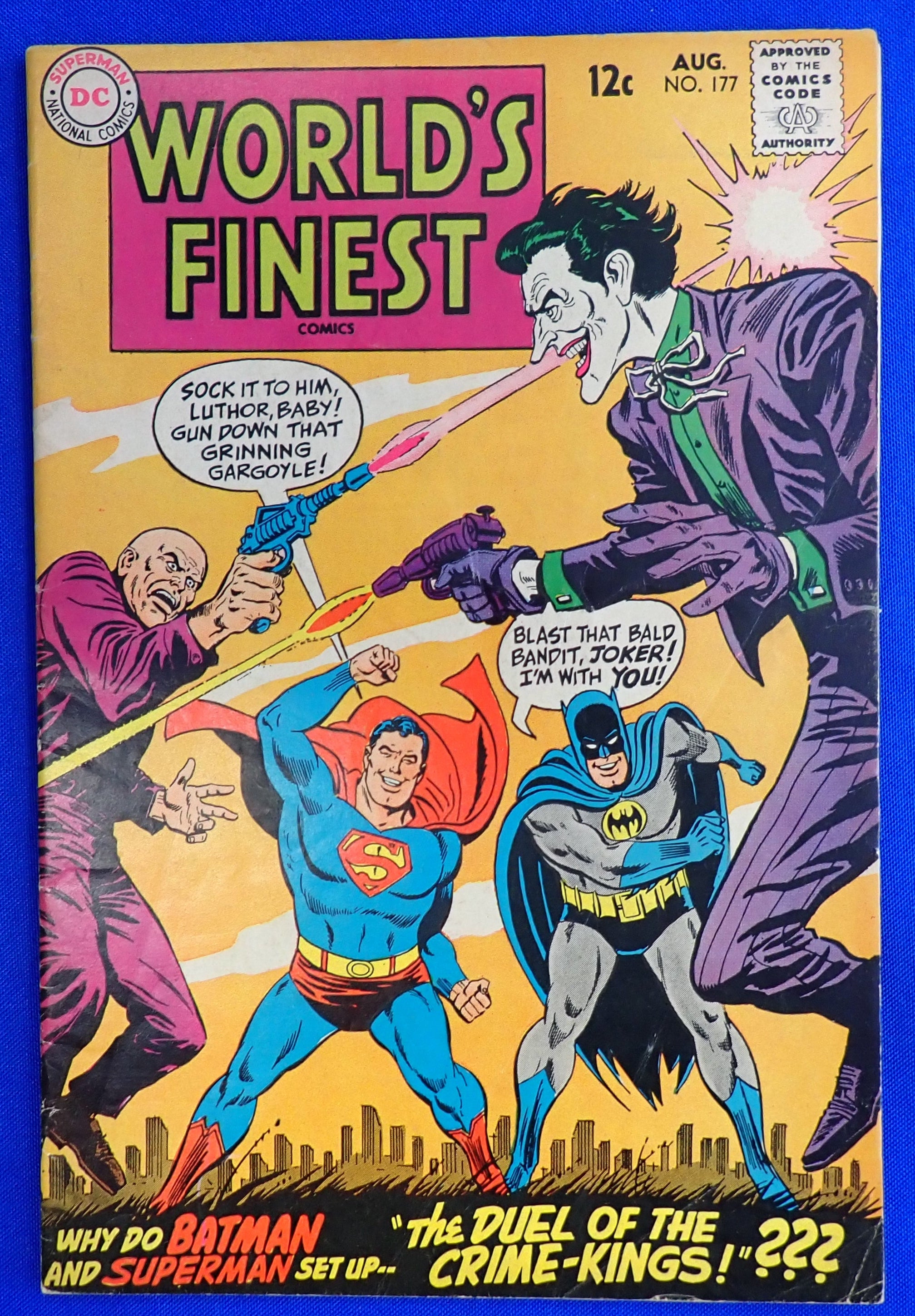 World's Finest #177 (1968) - FN (6.0) - Lex & Joker Cover