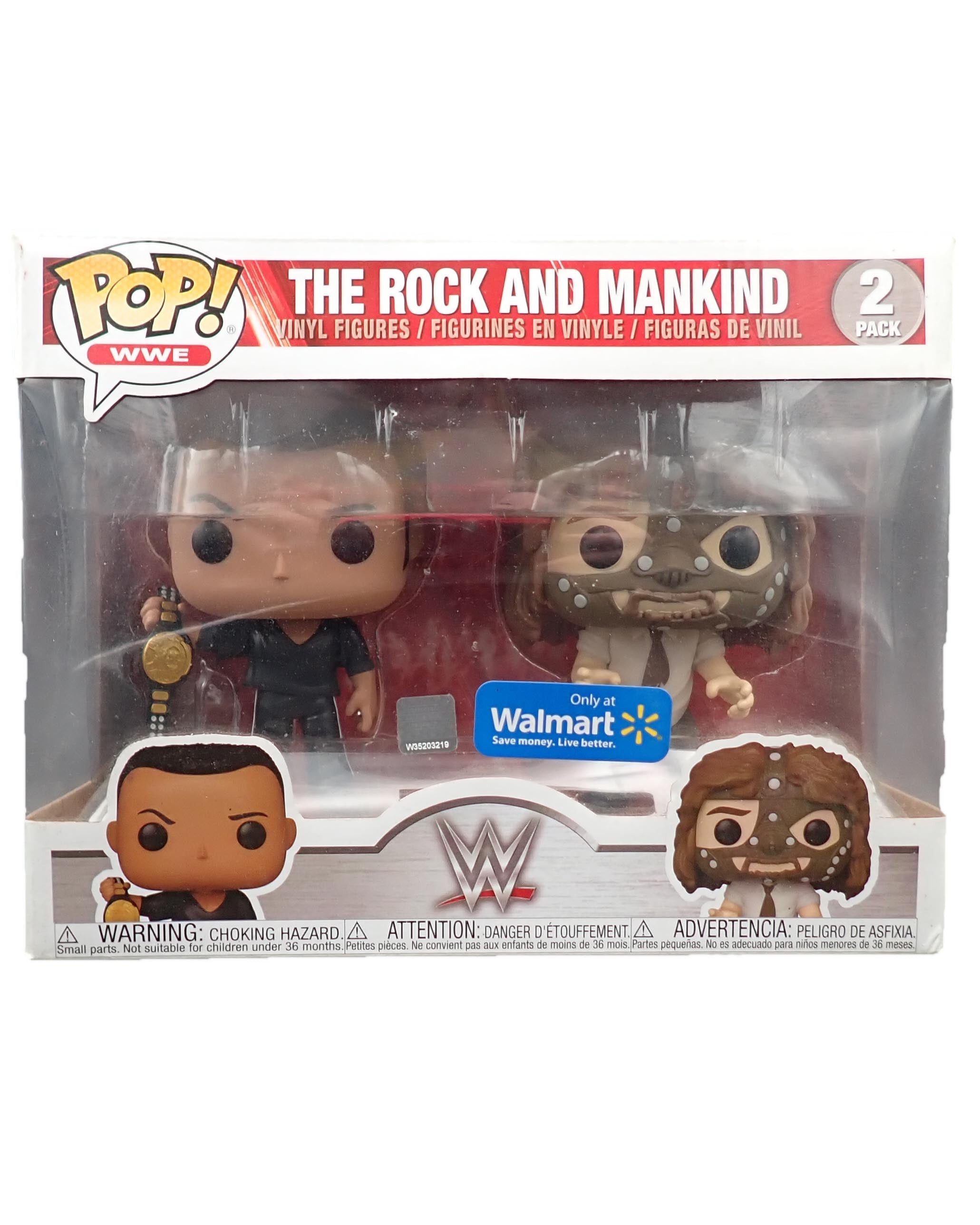 The Rock and Mankind 2 Pack - POP!