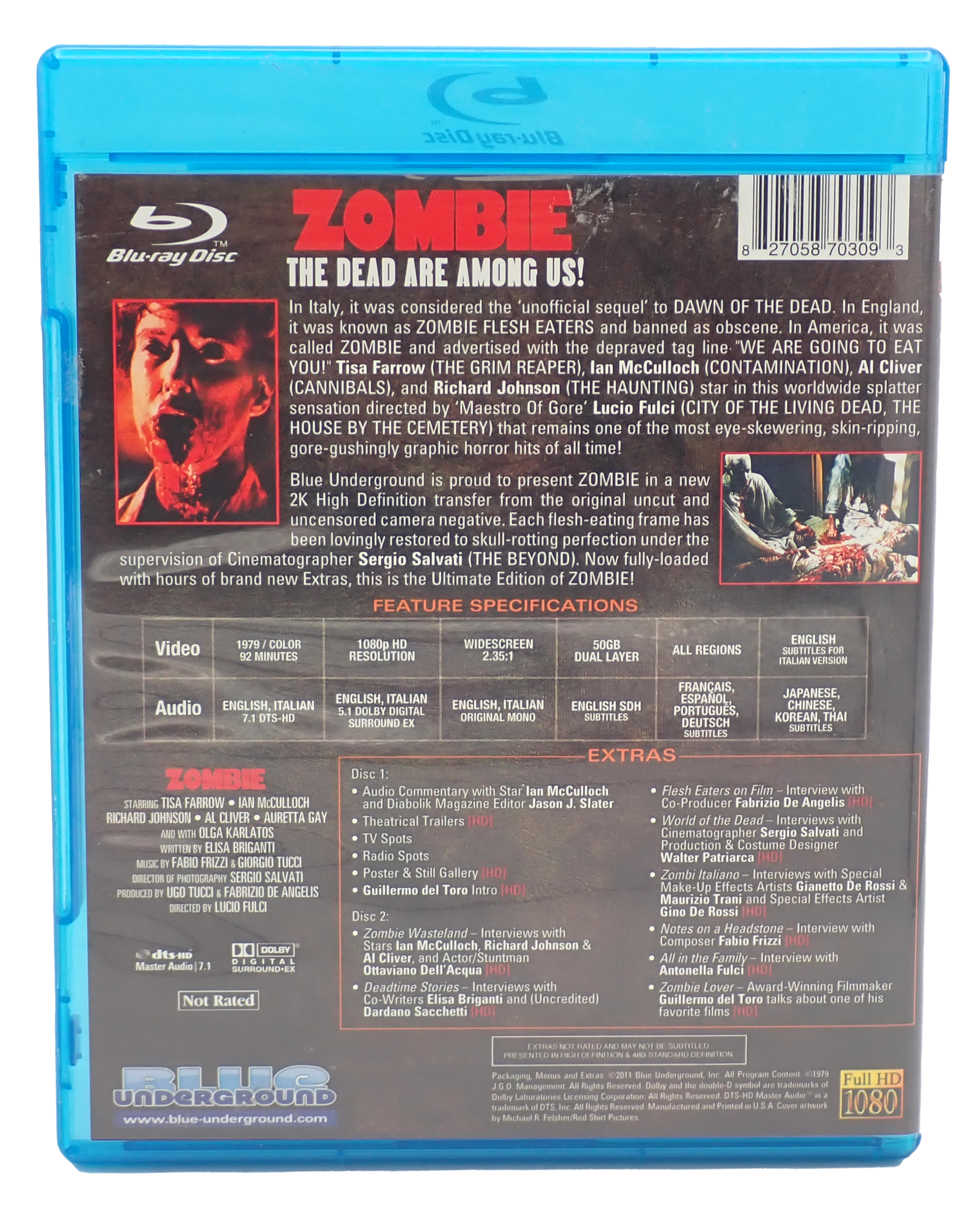 Zombie [2-Disc Ultimate Edition] - Blu-ray