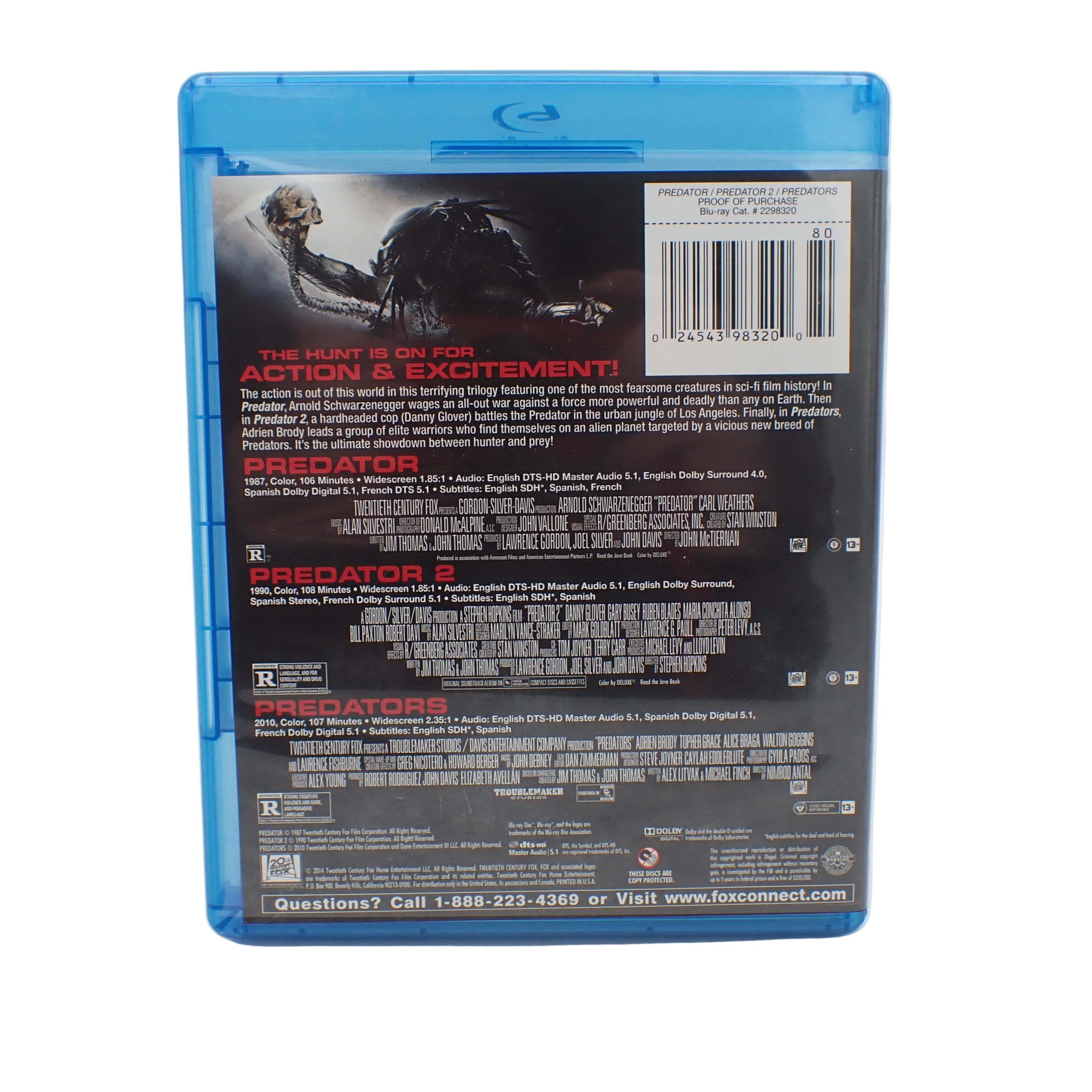 Predator: Triple Feature (Blu-Ray)