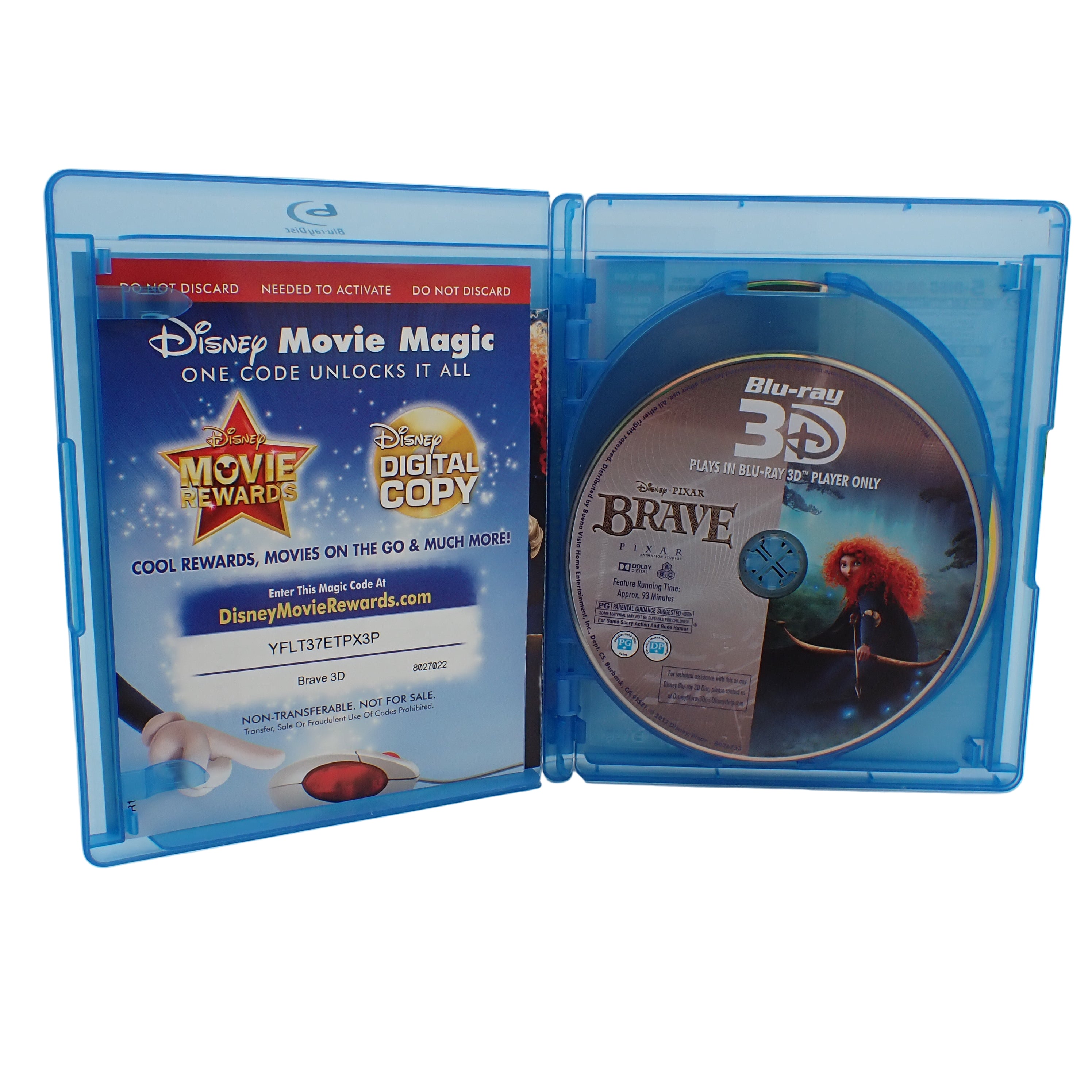 Disney's Brave (Blu-Ray 3D+Blu-Ray+DVD)