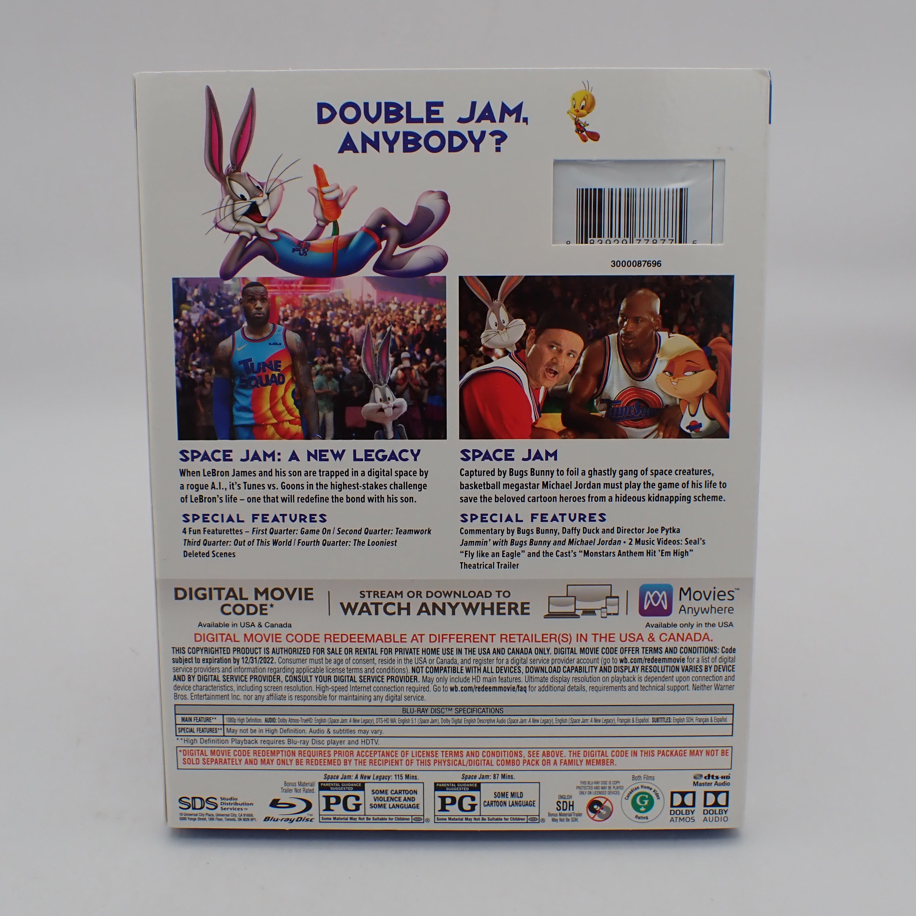 Space Jam & Space Jam A New Legacy 2 Film Collection (Blu-Ray)