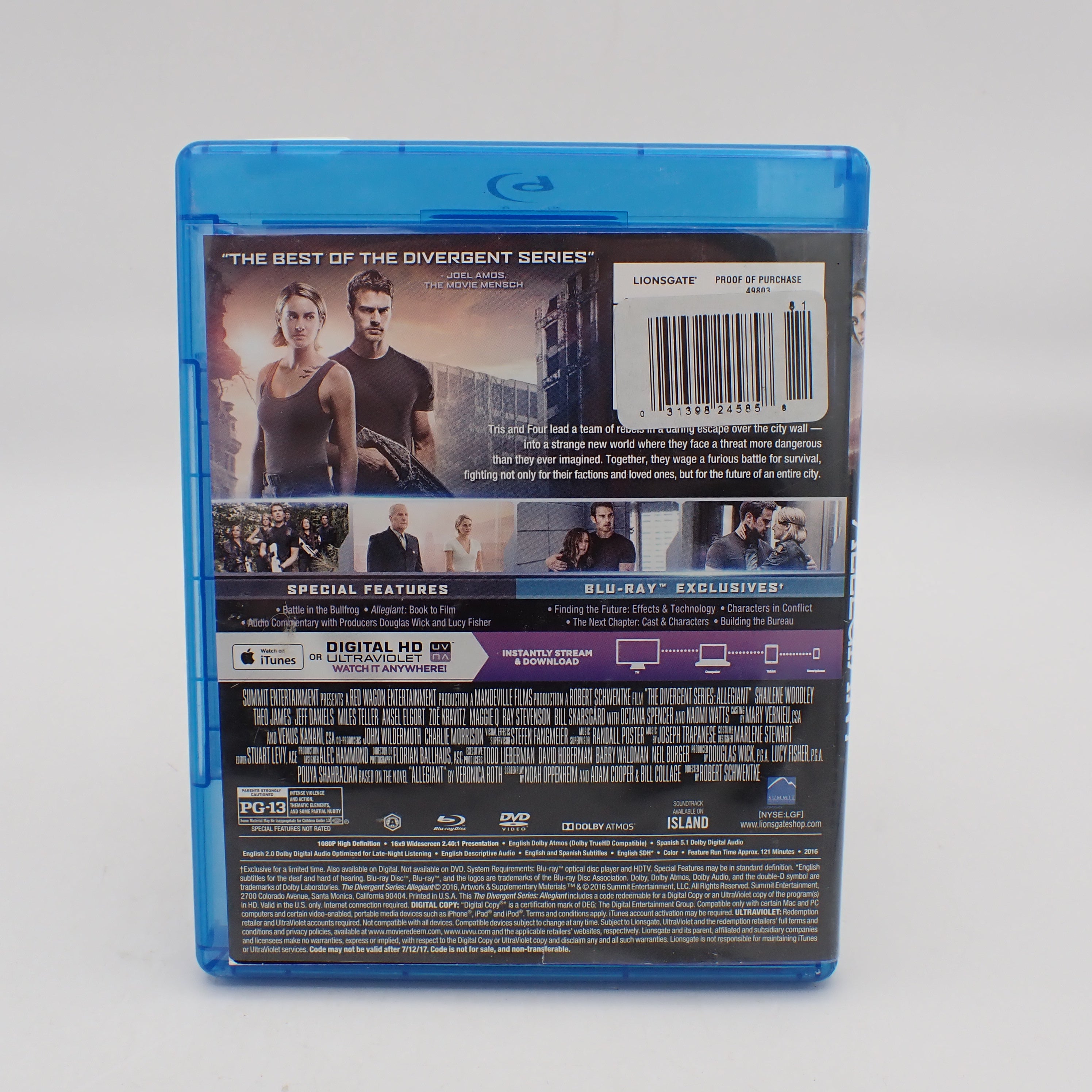 Allegiant (Blu-Ray)