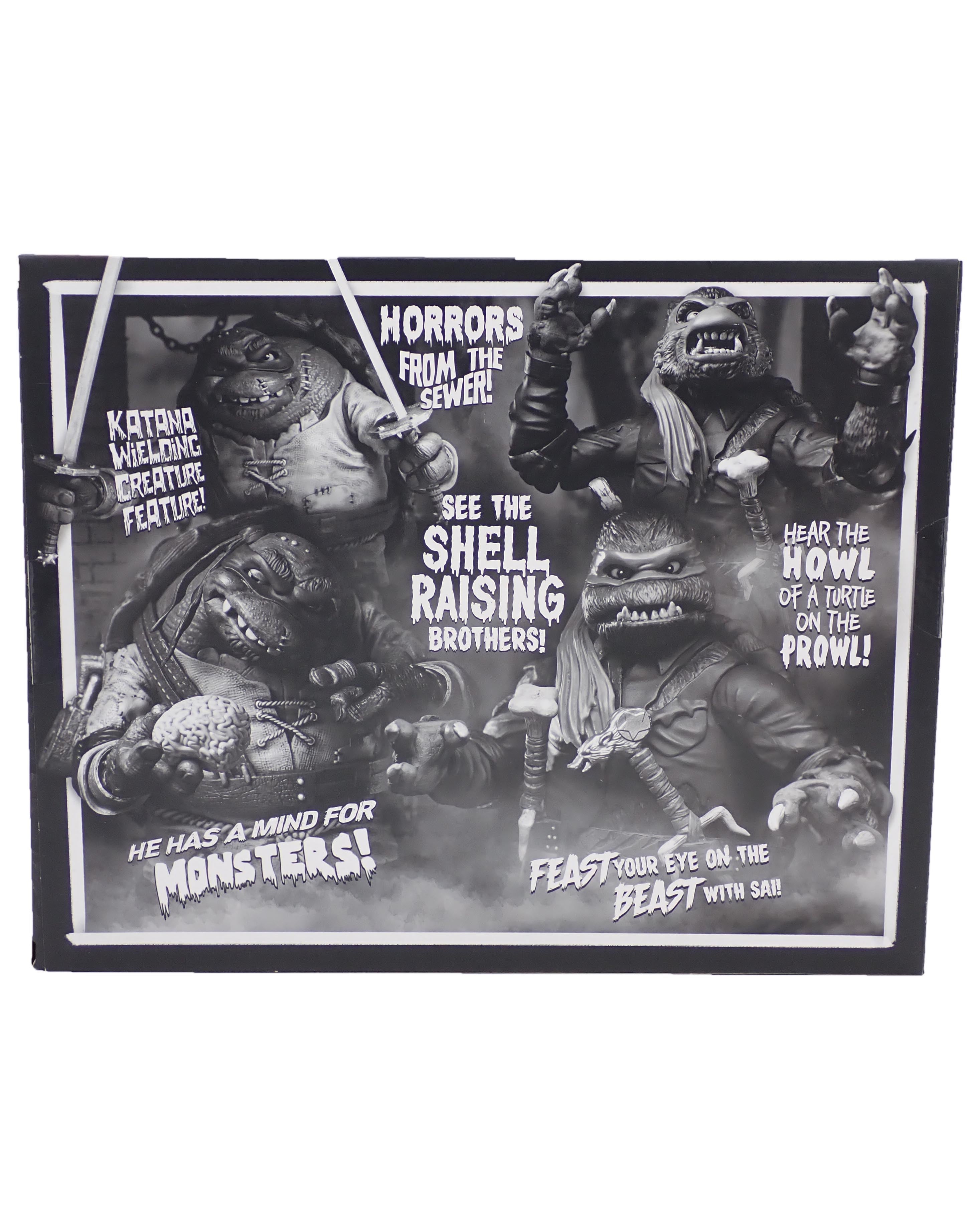 Leonardo as the Hunchback & Raphael as the Wolfman - Creature Double Feature TMNT Figures