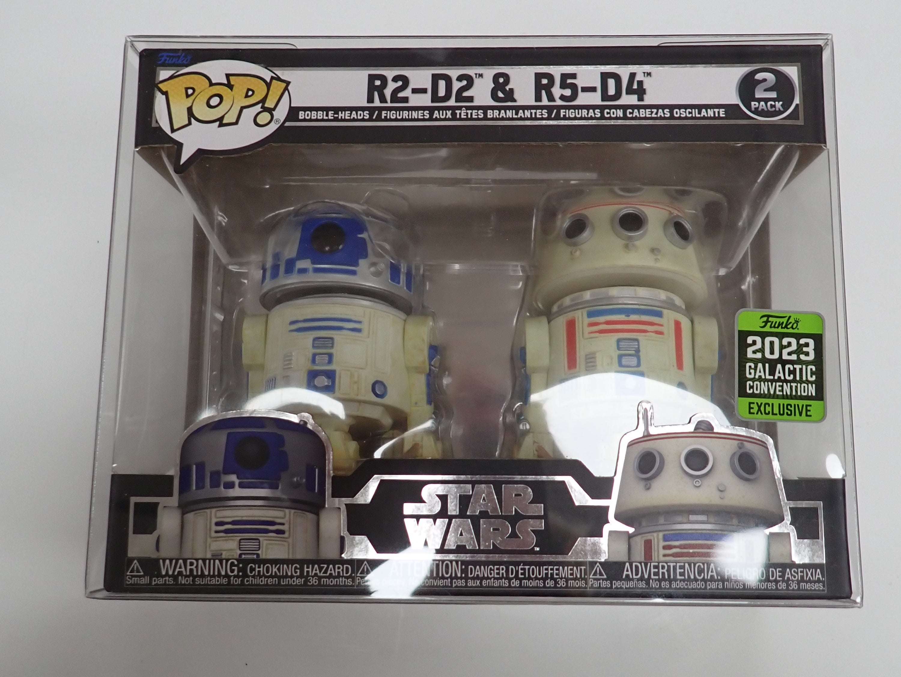 R2-D2 & R5-D4- POP! #2 pack