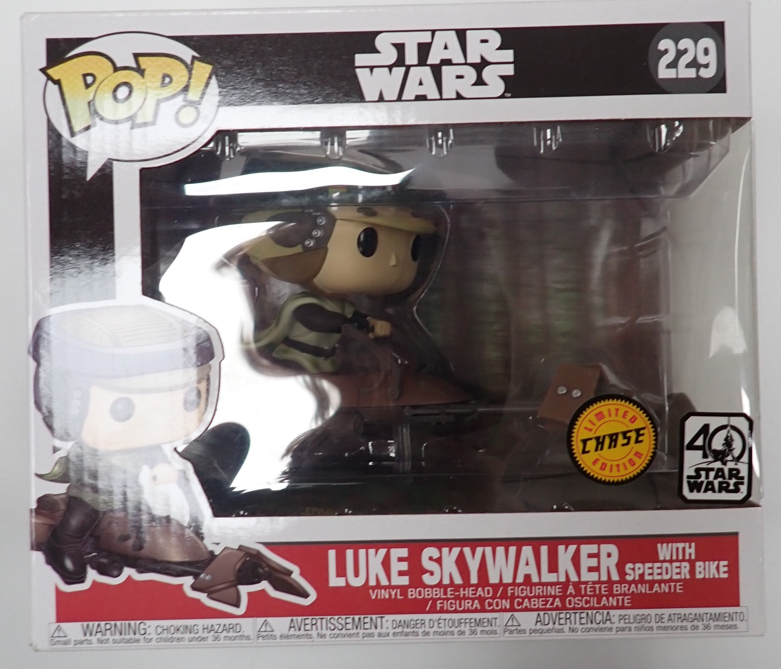 Luke Skywalker with Speeder Bike - POP! #229