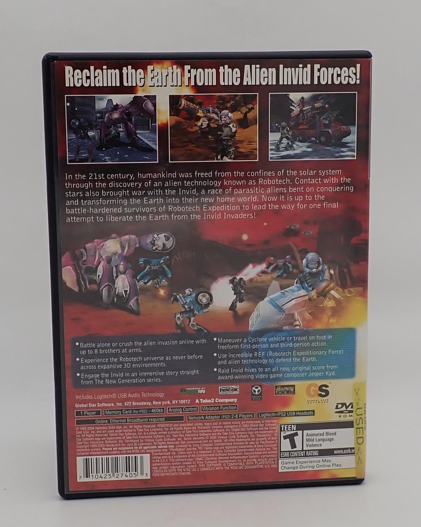 Robotech Invasion - PS2