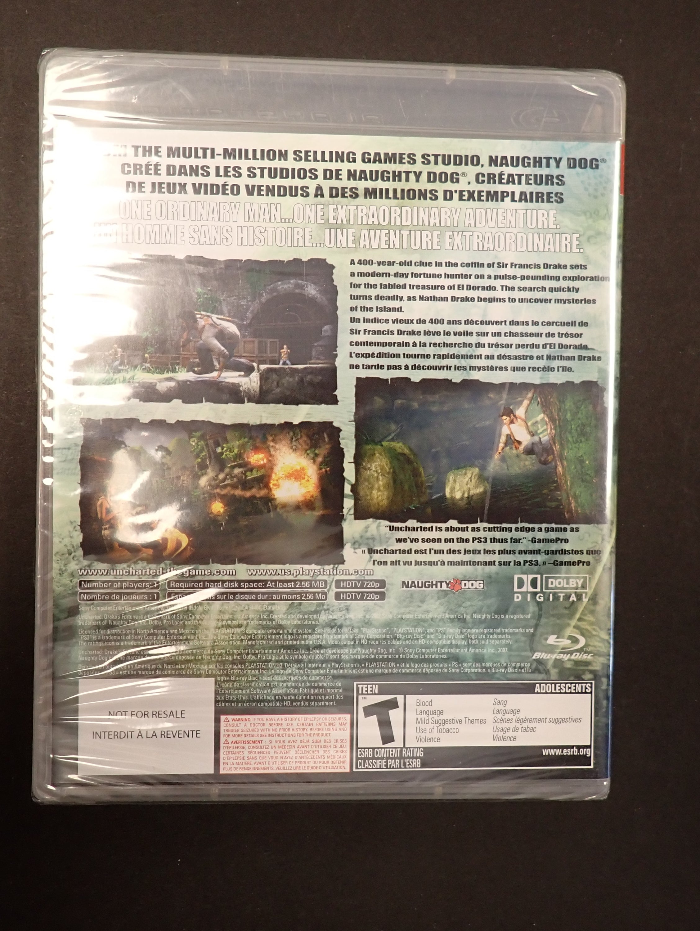 Uncharted: Drake's Fortune - PS3