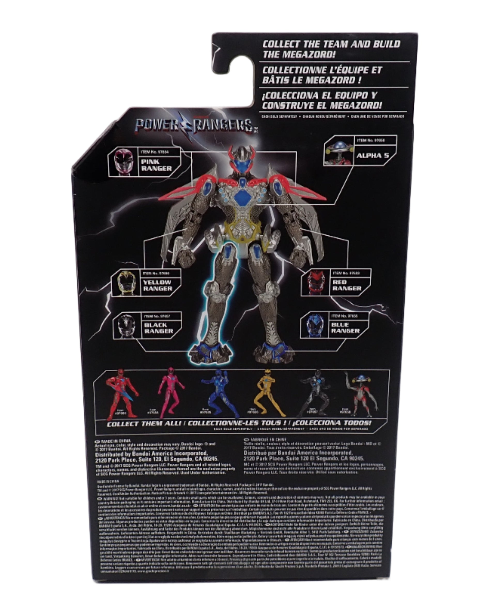 Black Ranger - Power Rangers Build A Megazord Figure