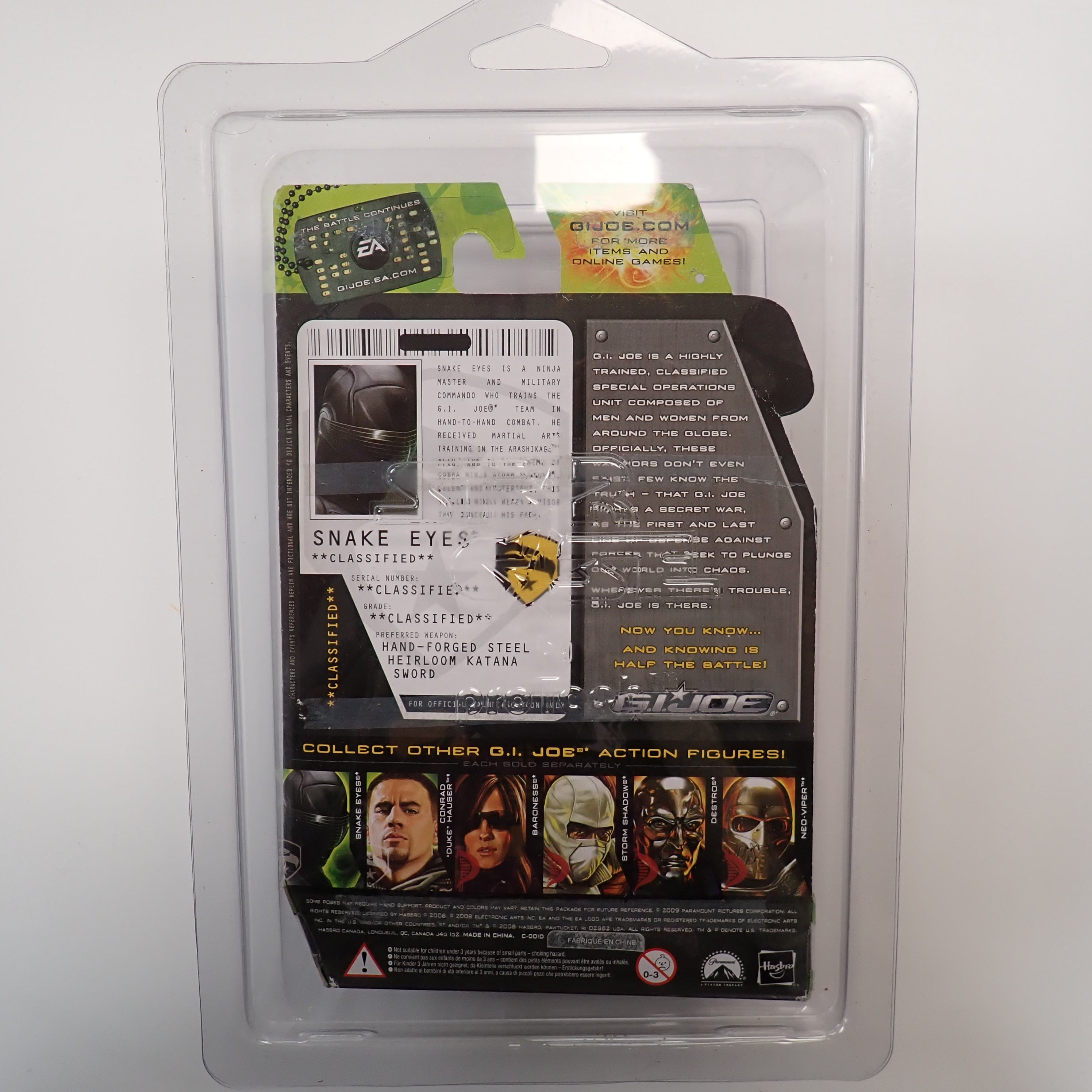 G.I.Joe Rise of Cobra - Snake Eyes Ninja Commando