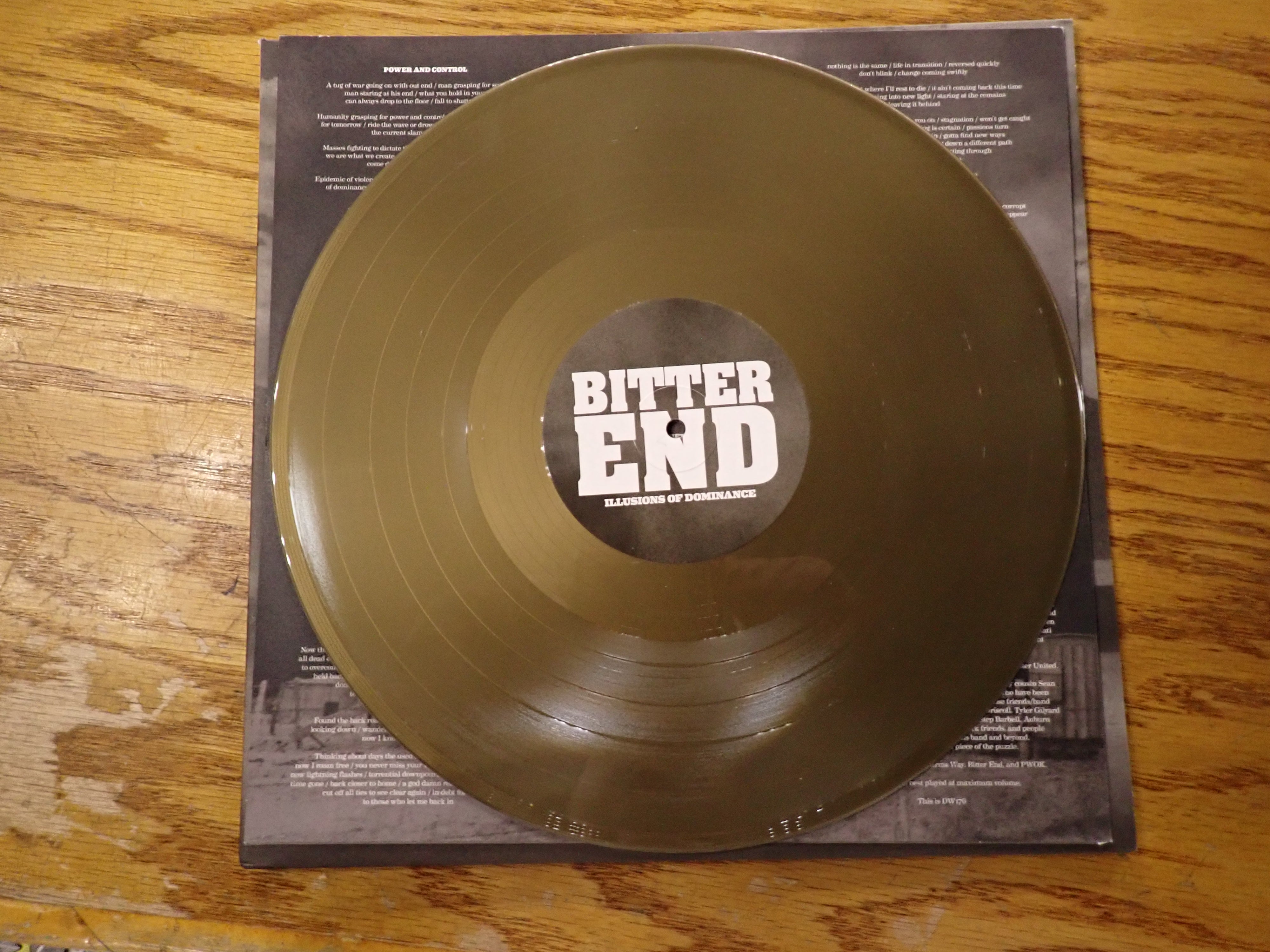 Bitter End - Illusions Of Dominance