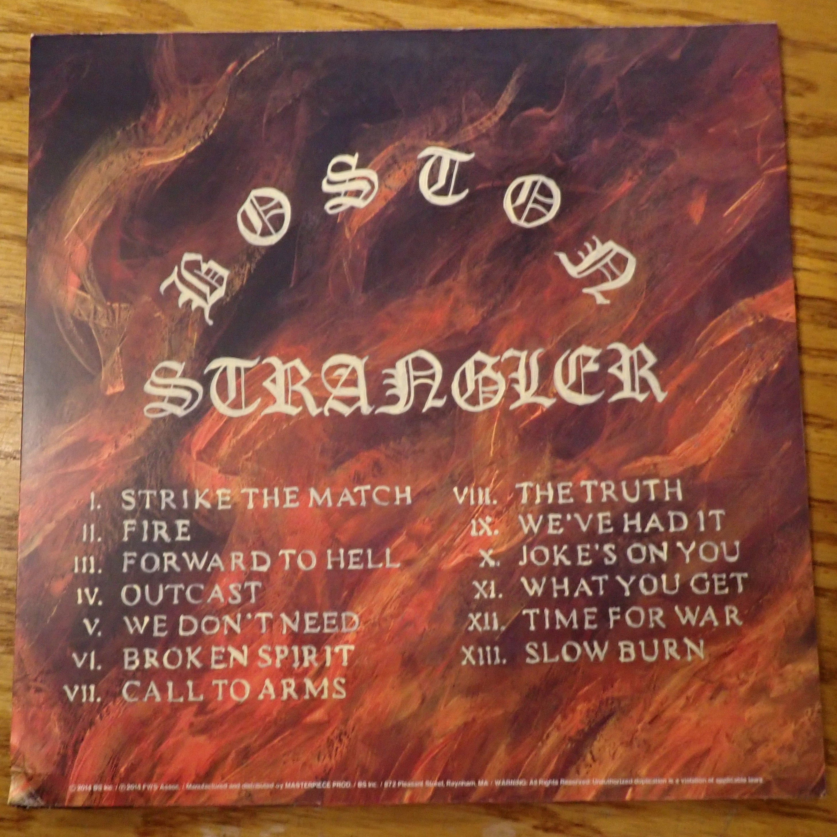 Boston Strangler - Fire