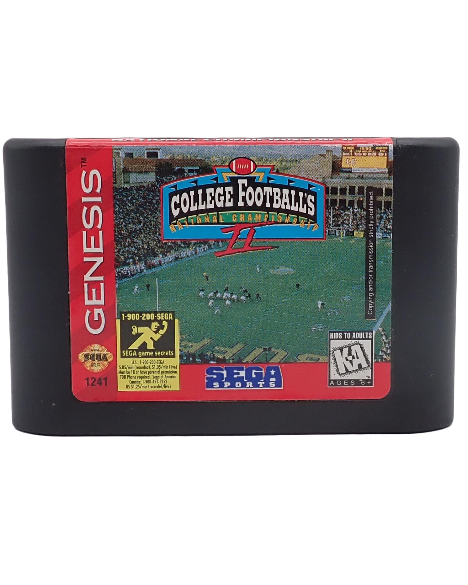 Sega Sports College Football's National Championship II [Loose] - Genesis