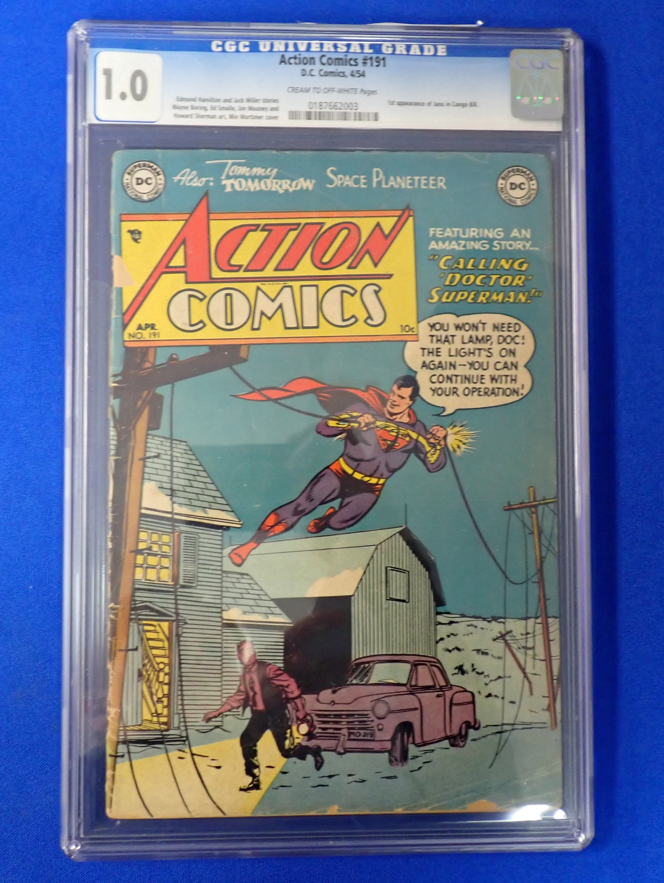 Action Comics #191 (1954) - CGC 1.0 - Old Case