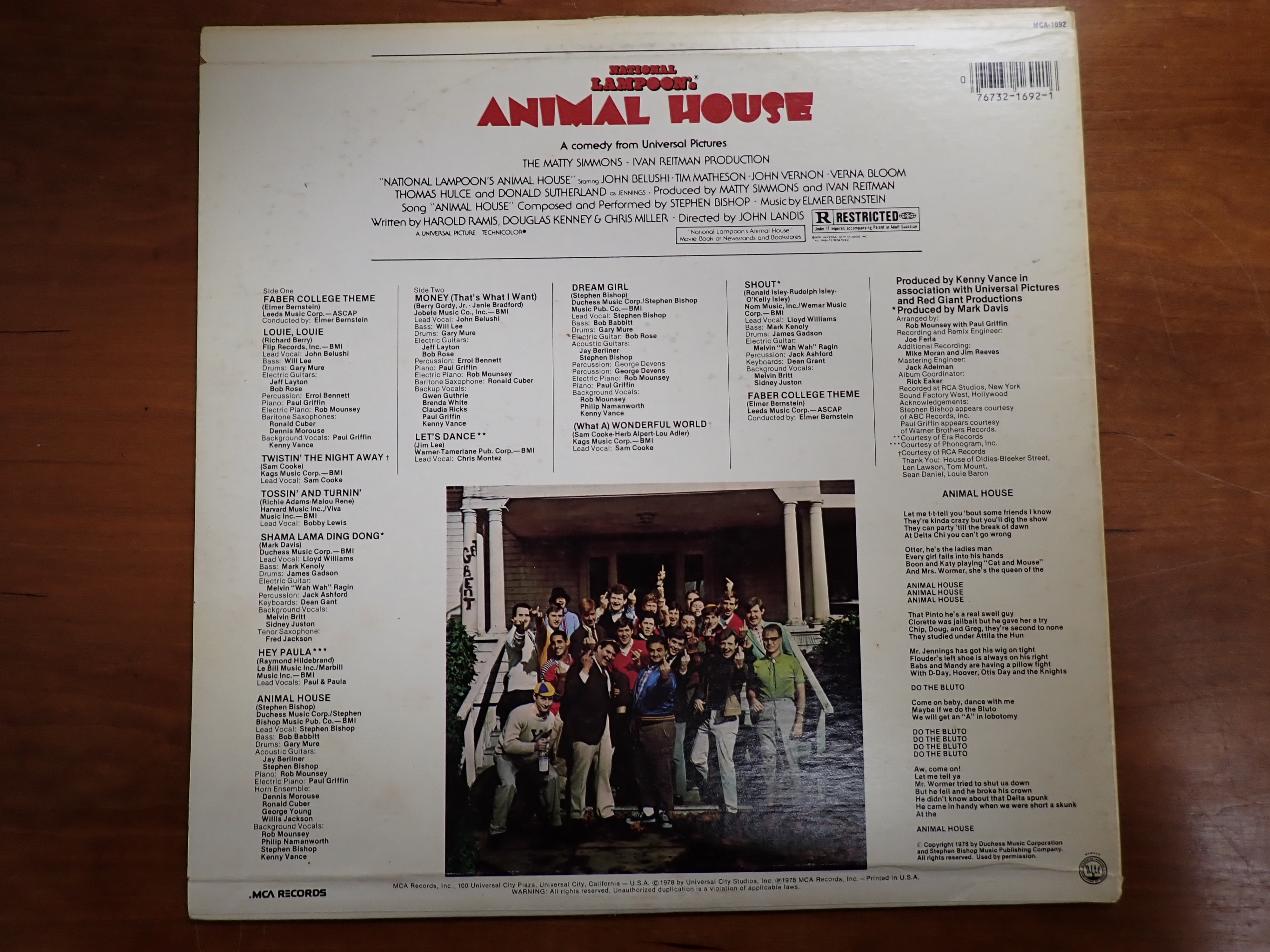 National Lampoon's Animal House (Original Motion Picture Soundtrack)