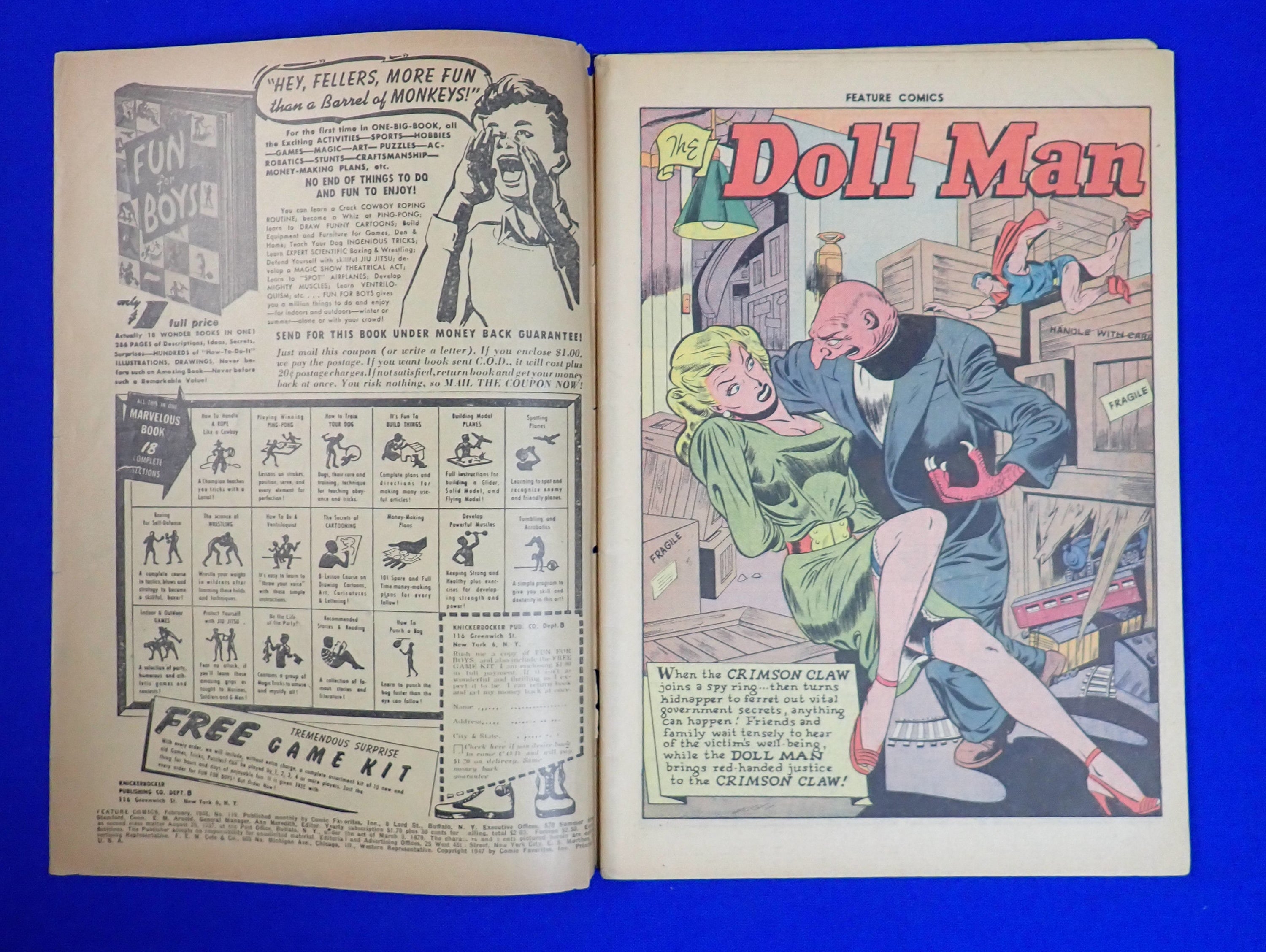 Feature Comics #119 (1948) - GD/VG (3.0) - Quality Comics