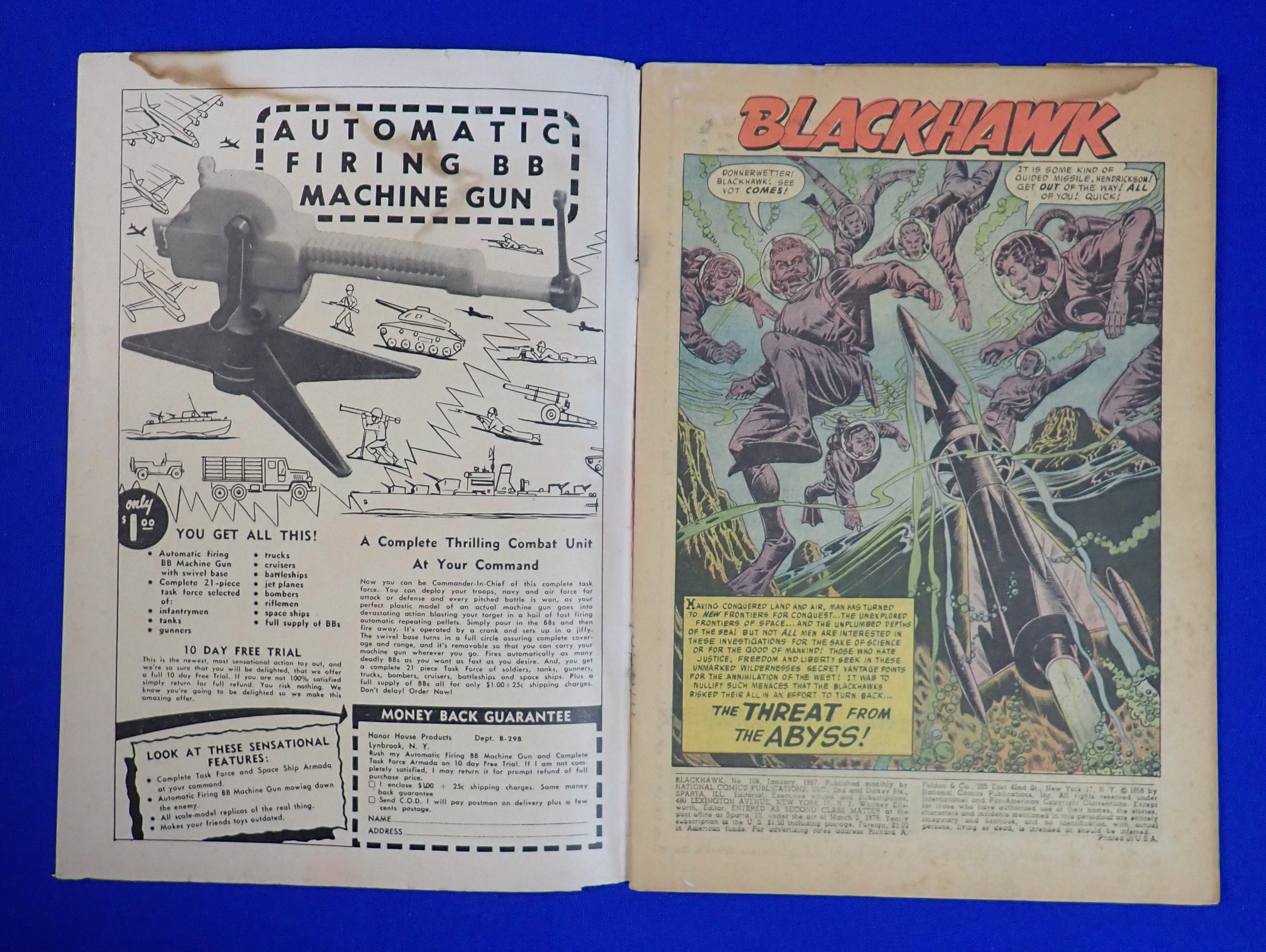 Blackhawk #108 (1957) - GD- (1.8)