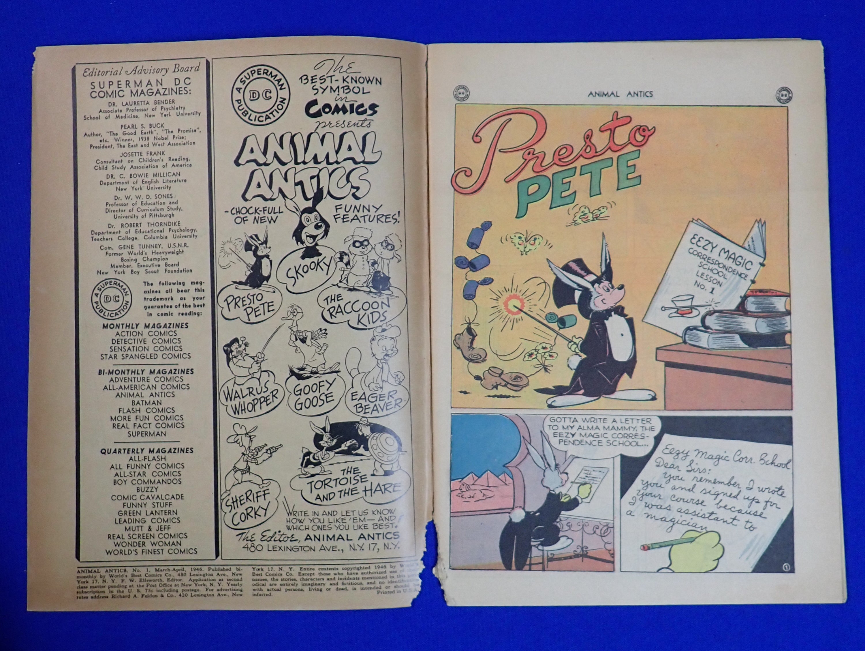 Animal Antics #1 (1946) - GD- (1.8)