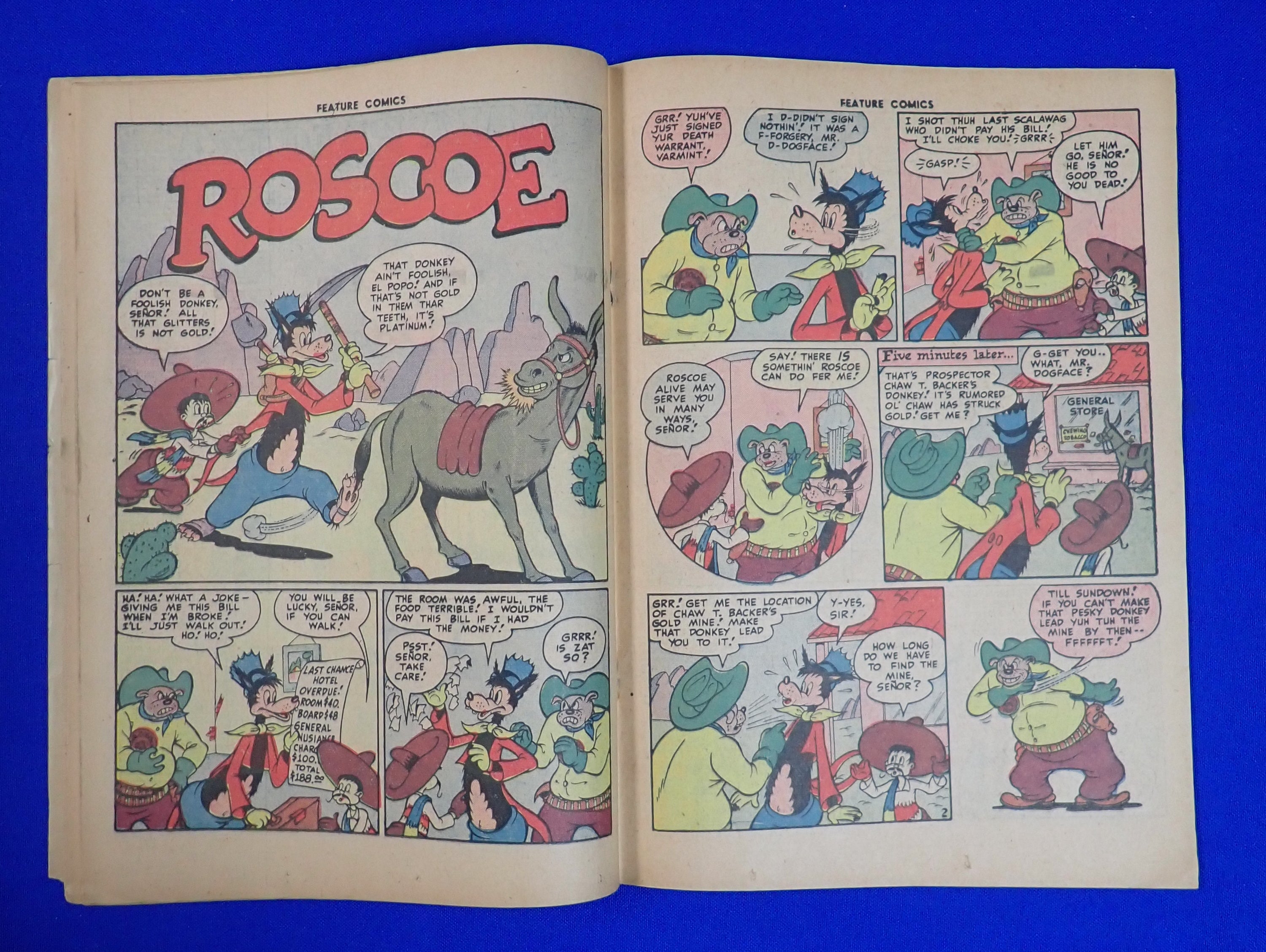Feature Comics #11 7(1947) - VG (4.0) - Quality Comics