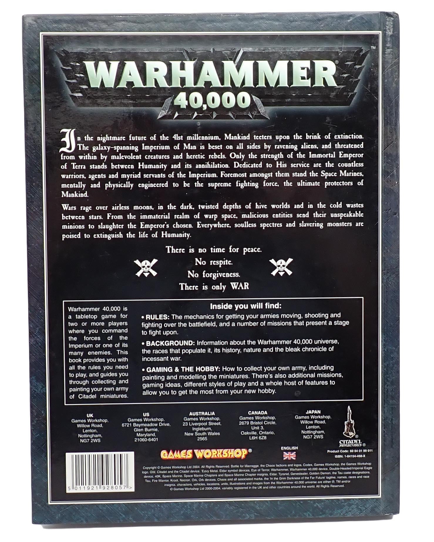 Warhammer 40,000 Hardcover Rulebook 4th Edition (2004)