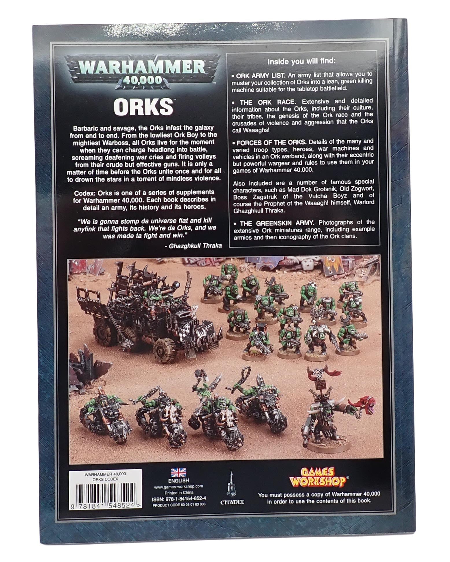 Warhammer 40,000: Orks Codex 4th Edition (2008)