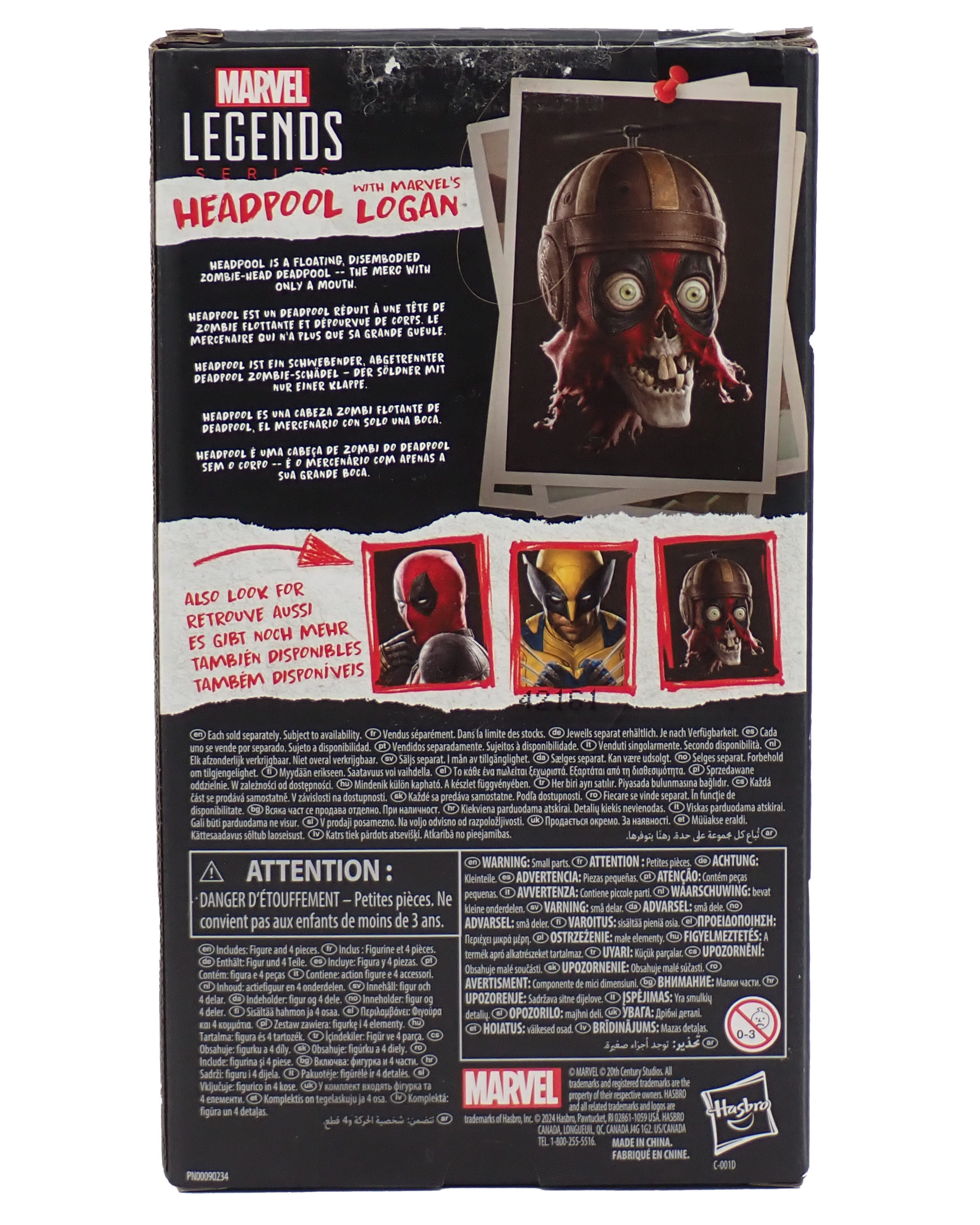 Headpool (with Marvel's Logan) - Marvel Legends Figure