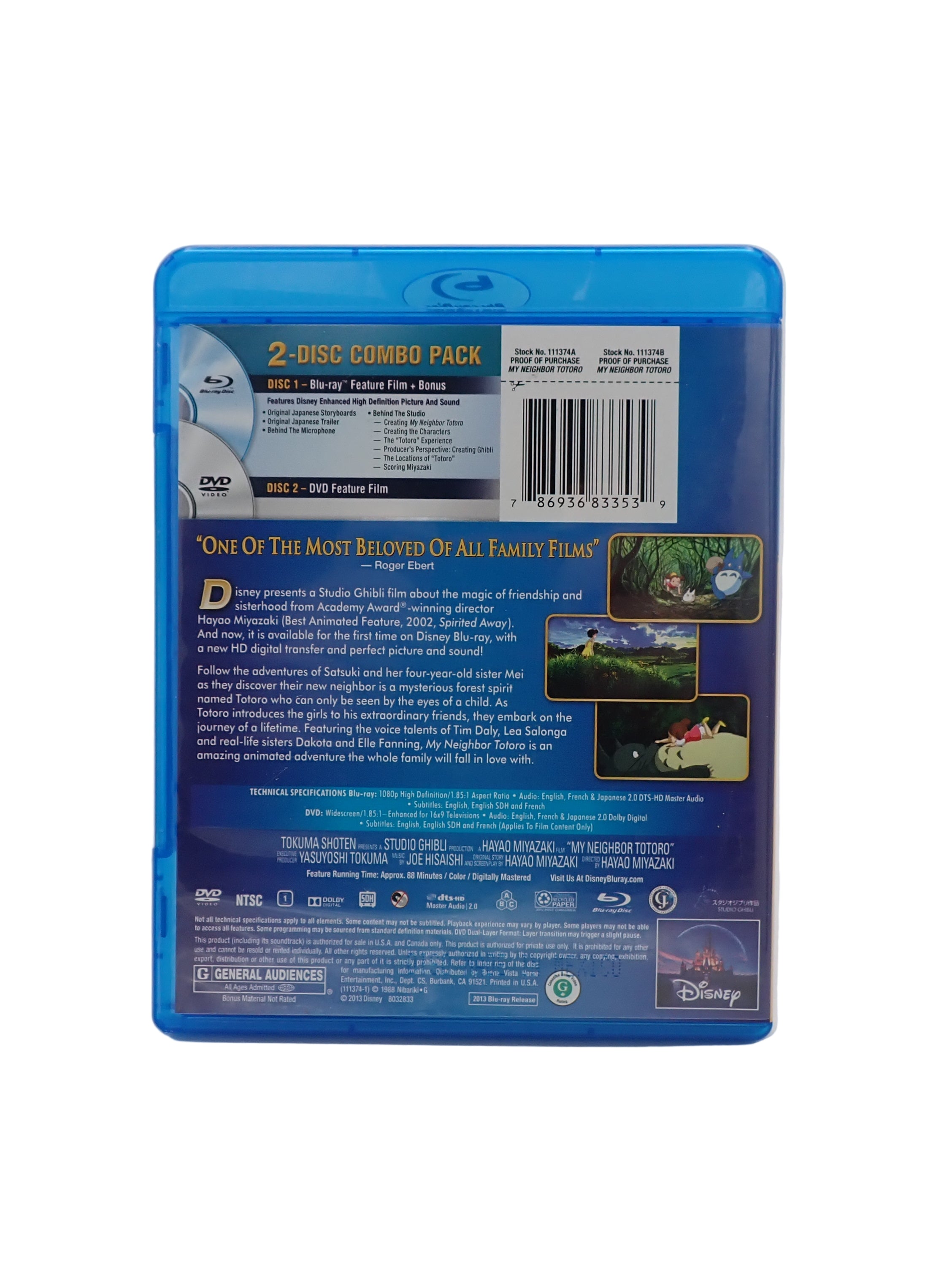 My Neighbor Totoro (Blu-Ray+DVD) [Pre-Owned]